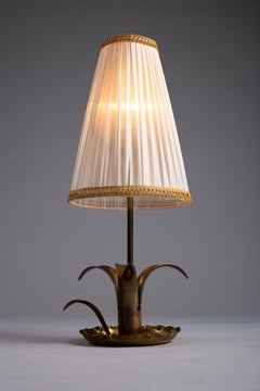 Mid-20th Century Scandinavian Brass Table Lamp 'Liljan'