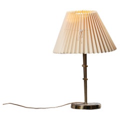 Scandinavian Modern Brass table lamps from Bergboms