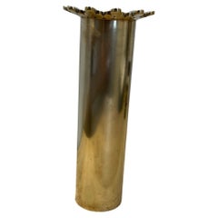 Skandinavisch-moderne Vase aus Messing, 1960er-Jahre
