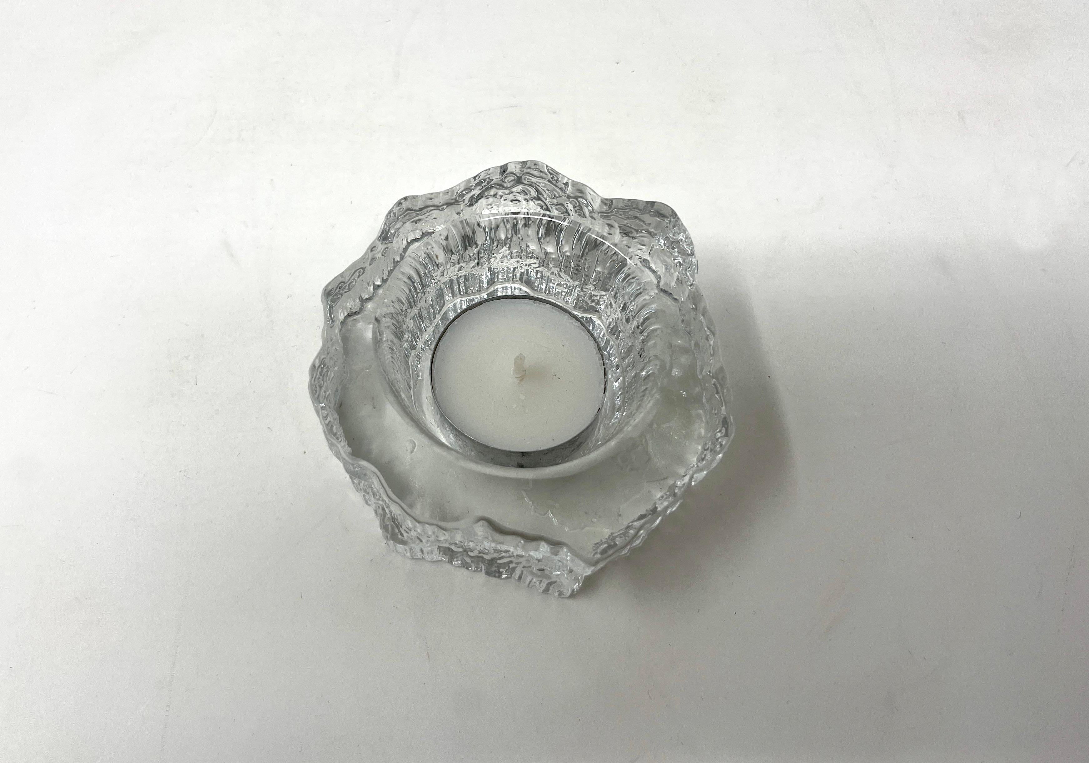 Fine XX secolo The Modern Scandinavian Brutalist Iittala Aslak Tea light Holder by Tapio Wirkkala in vendita