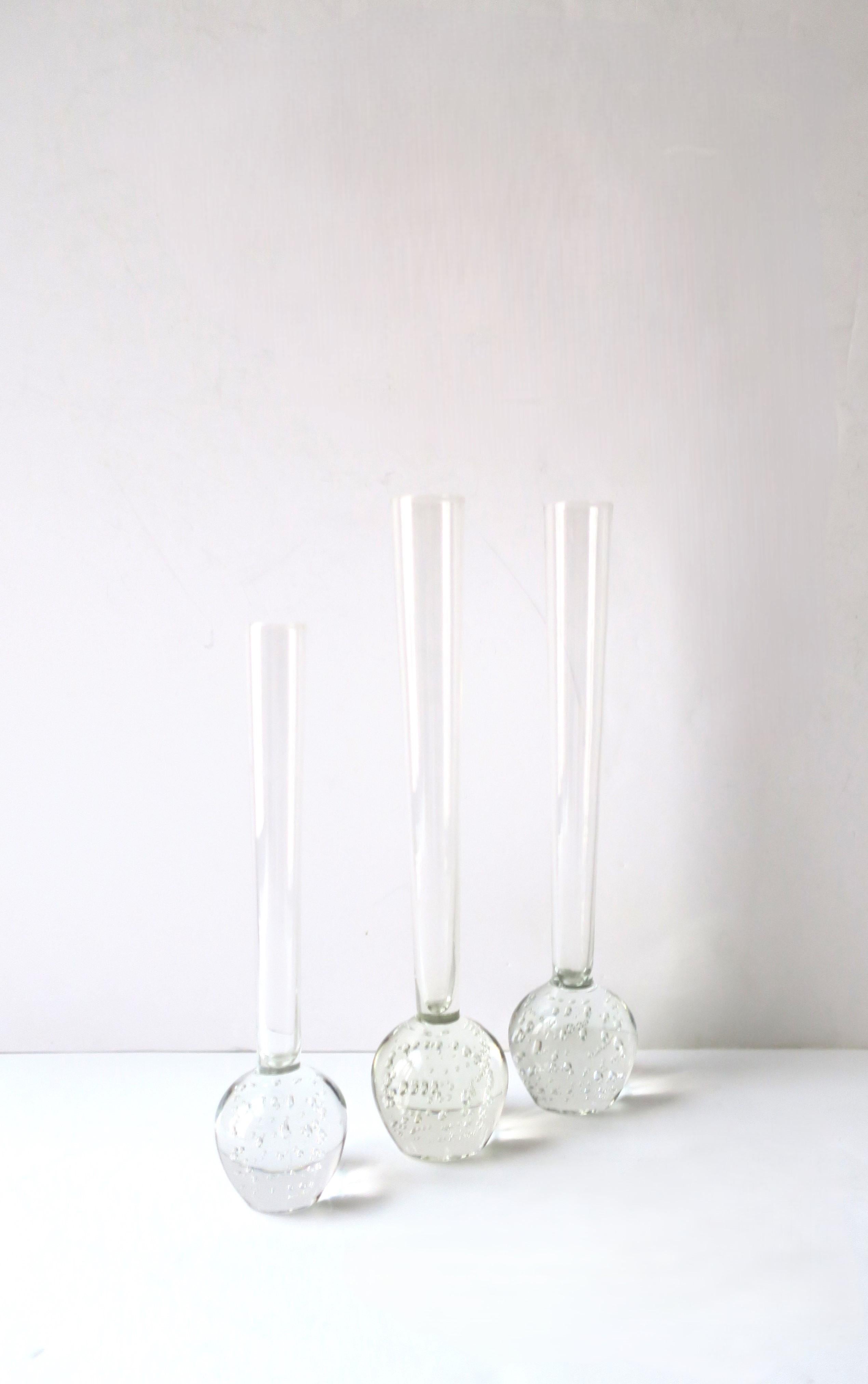 Fatto a mano Vasi a bocciolo moderni scandinavi Bubble Design, Set di 3 in vendita