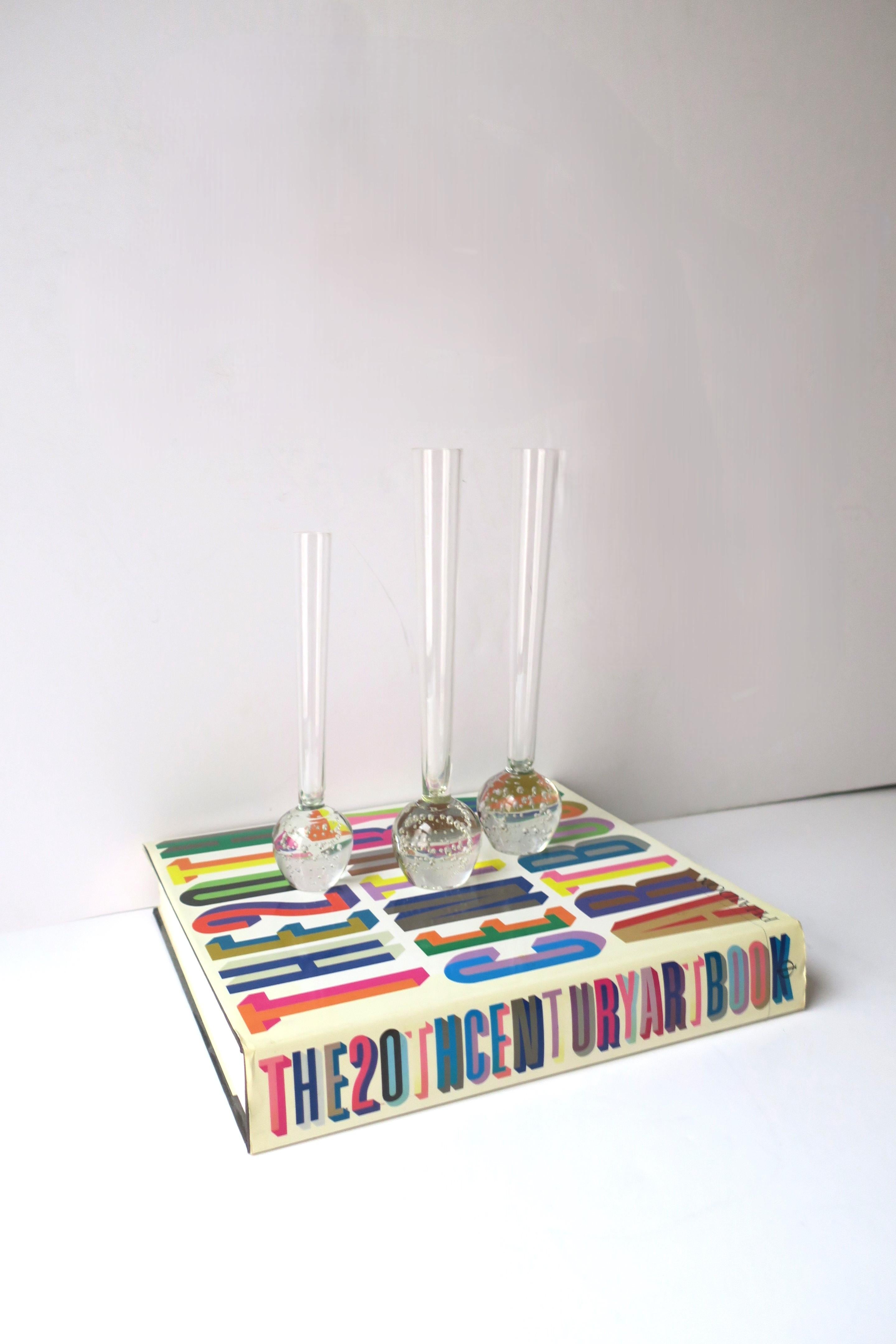 Vetro artistico Vasi a bocciolo moderni scandinavi Bubble Design, Set di 3 in vendita