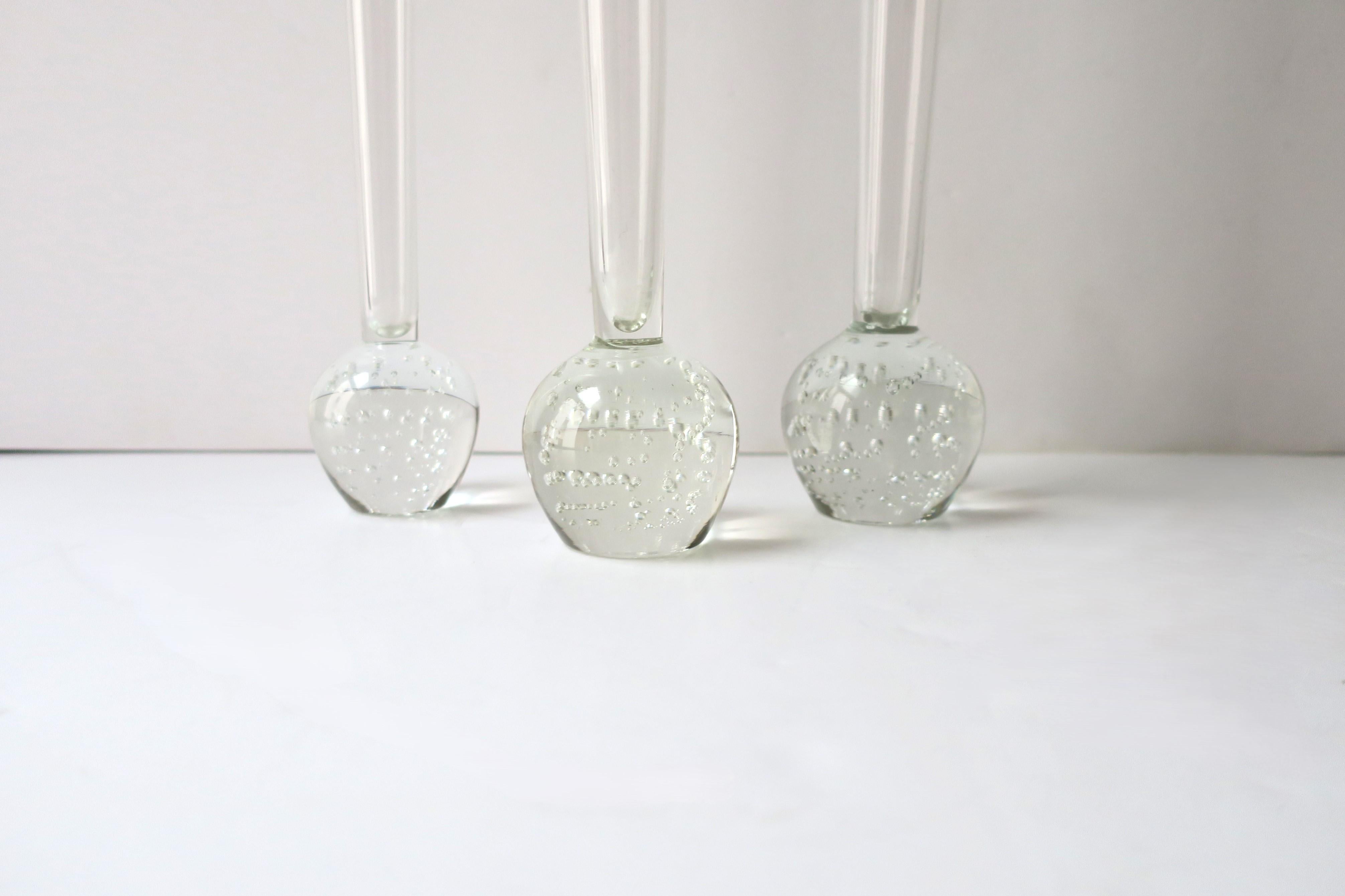 Vasi a bocciolo moderni scandinavi Bubble Design, Set di 3 in vendita 1