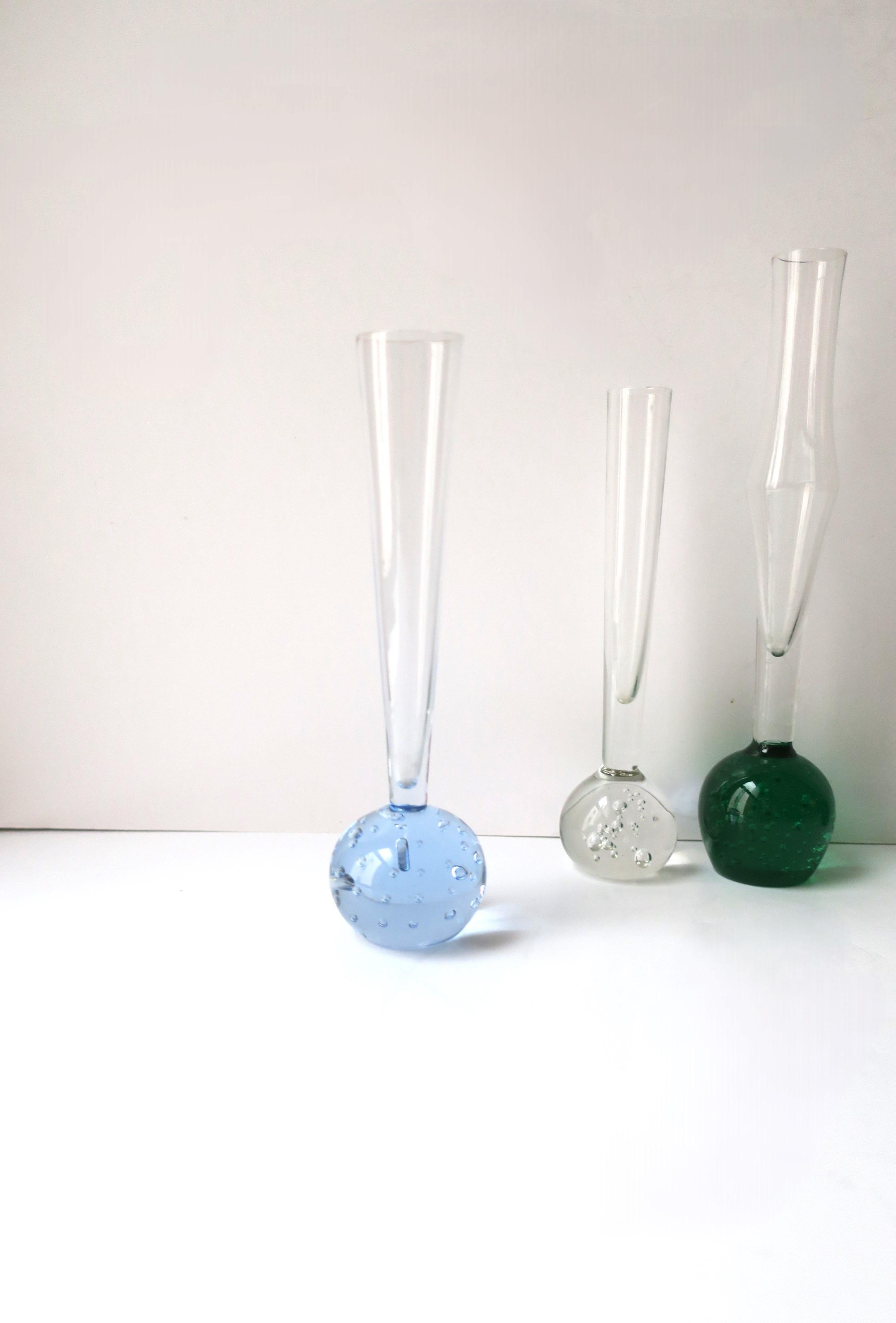 Jarrones de capullos modernos escandinavos Bubble Design, set de 7 Vidrio artístico en venta