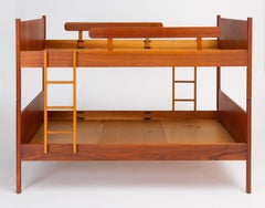 Scandinavian Modern Bunk Beds with Nightstands by Westnofa