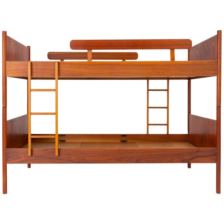 Scandinavian Modern Bunk Beds with Nightstands by Westnofa at 1stDibs