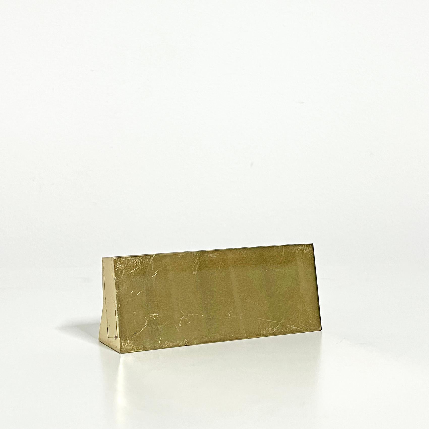 Scandinavian Modern Business Card Holder by Pierre Forsell for Skultuna In Good Condition For Sale In Örebro, SE
