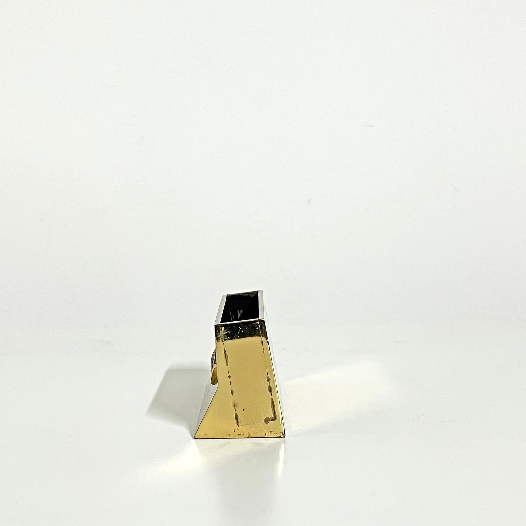 20th Century Scandinavian Modern Business Card Holder by Pierre Forsell for Skultuna For Sale