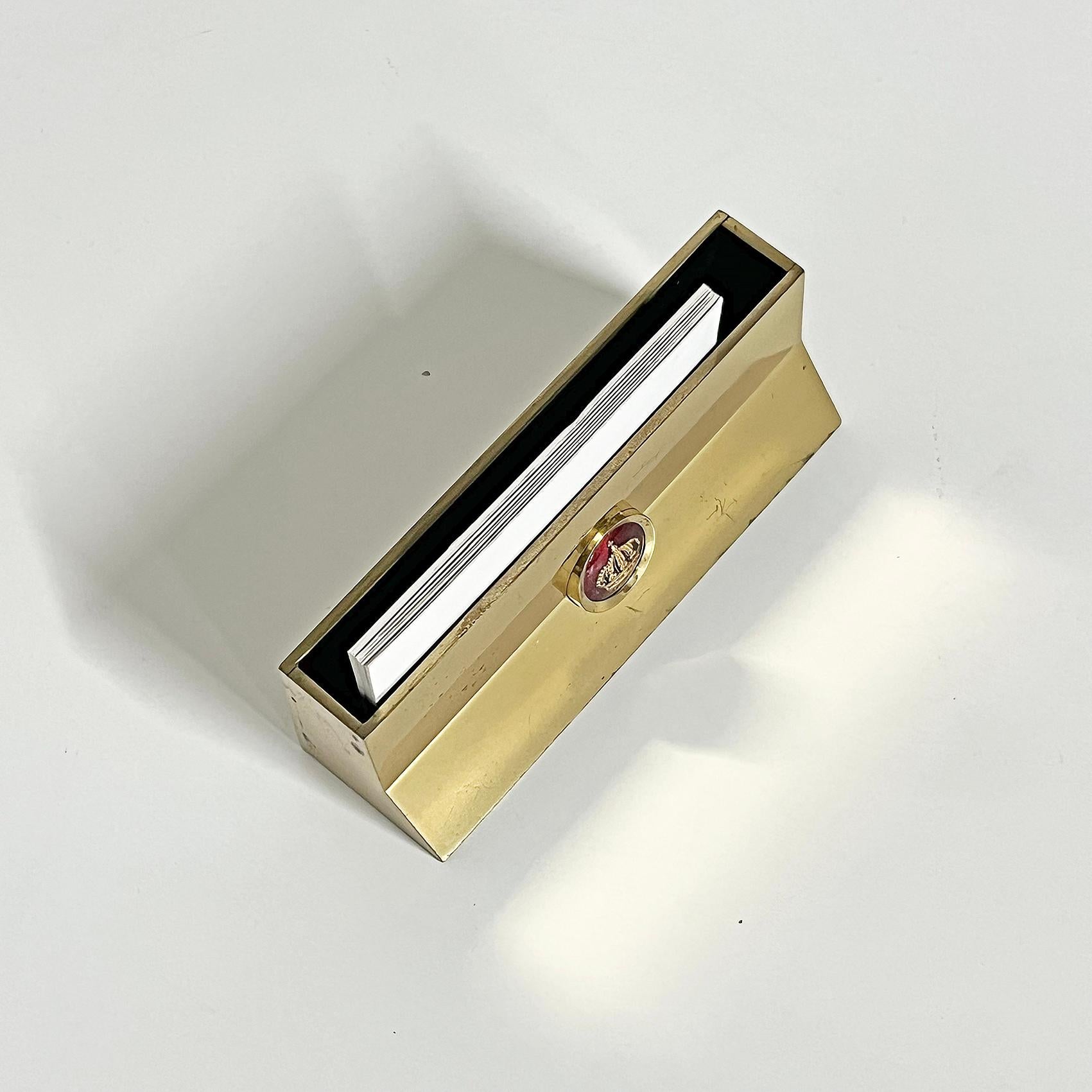 Scandinavian Modern Business Card Holder by Pierre Forsell for Skultuna For Sale 1