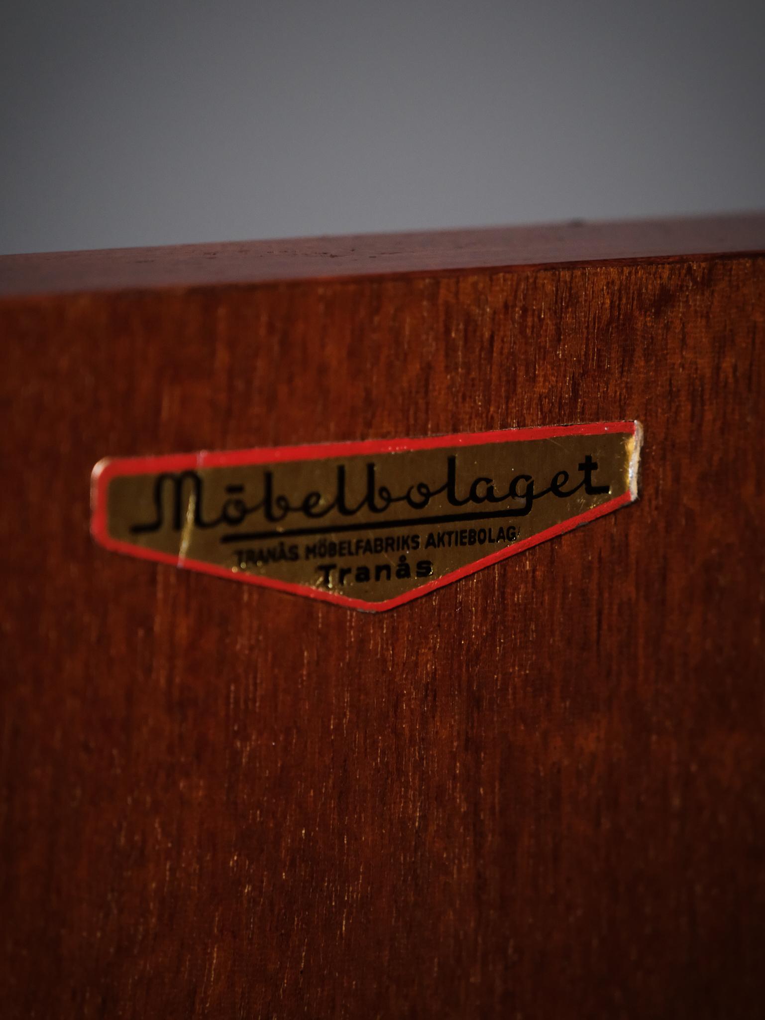 20th Century Scandinavian modern cabinet by Möbelbolaget Tranås, Sweden, 1940s For Sale