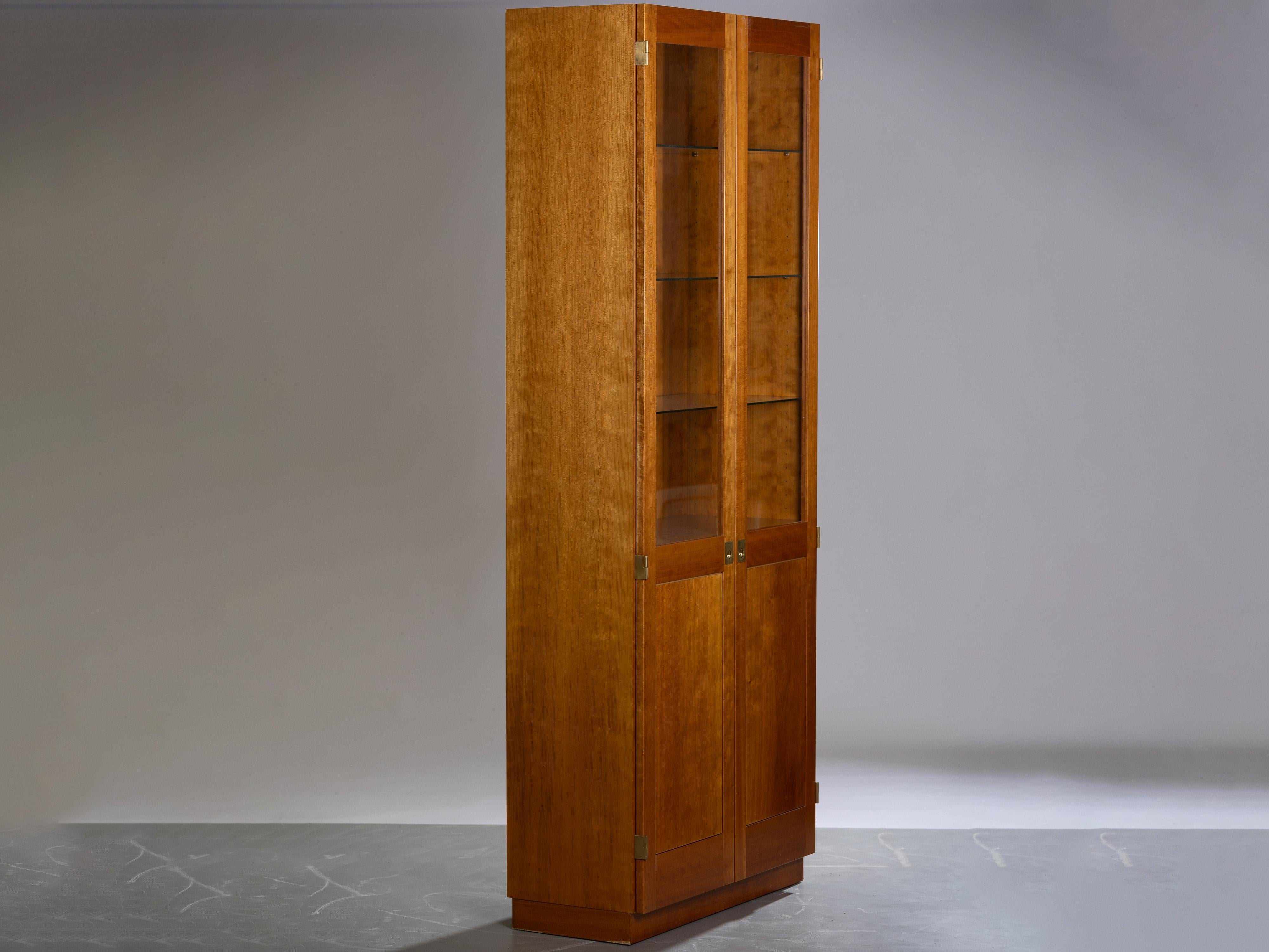 Brass Scandinavian Modern Cabinet from Göran Malmvall For Sale
