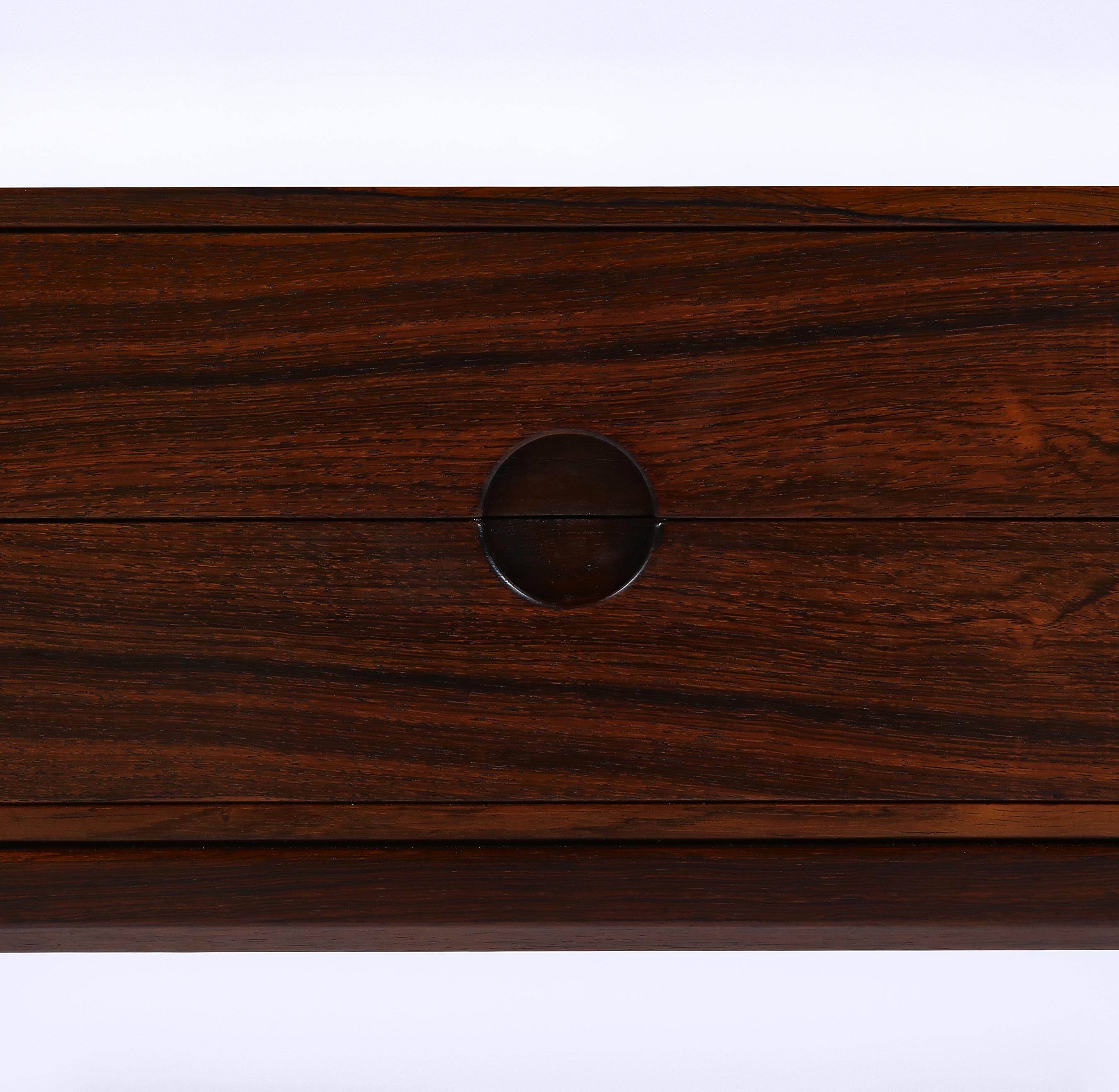 Mid-20th Century Scandinavian Modern Cabinet in Rosewood by Kai Kristiansen, Denmark, 1960s