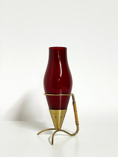 Skandinavischer moderner Kerzenhalter, Gunnar Ander für Ystad Metall um 1950