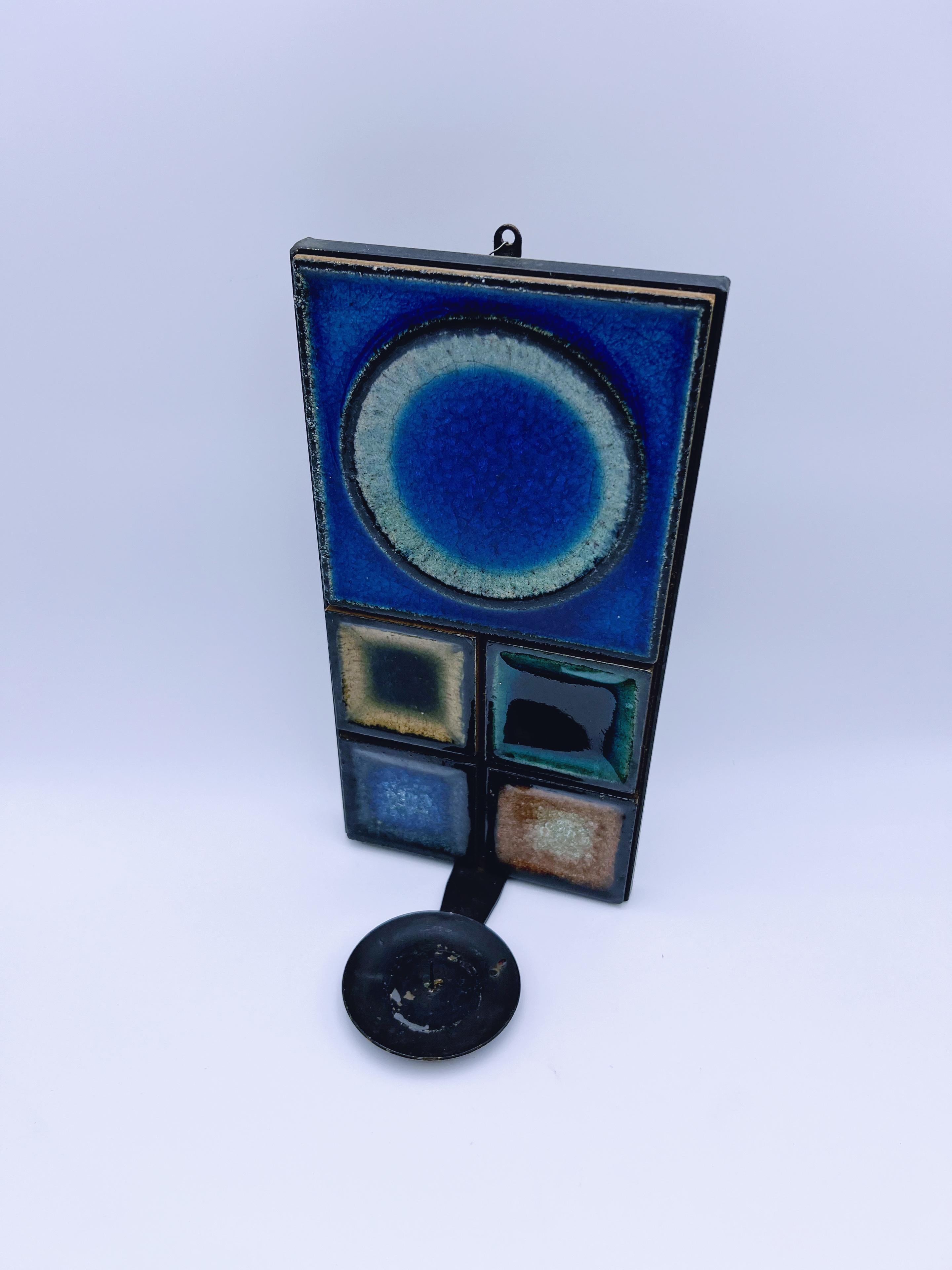Norwegian Scandinavian Modern Candle Sconce by KONRAD GALAAEN (1923-2004), c. 1960/70s