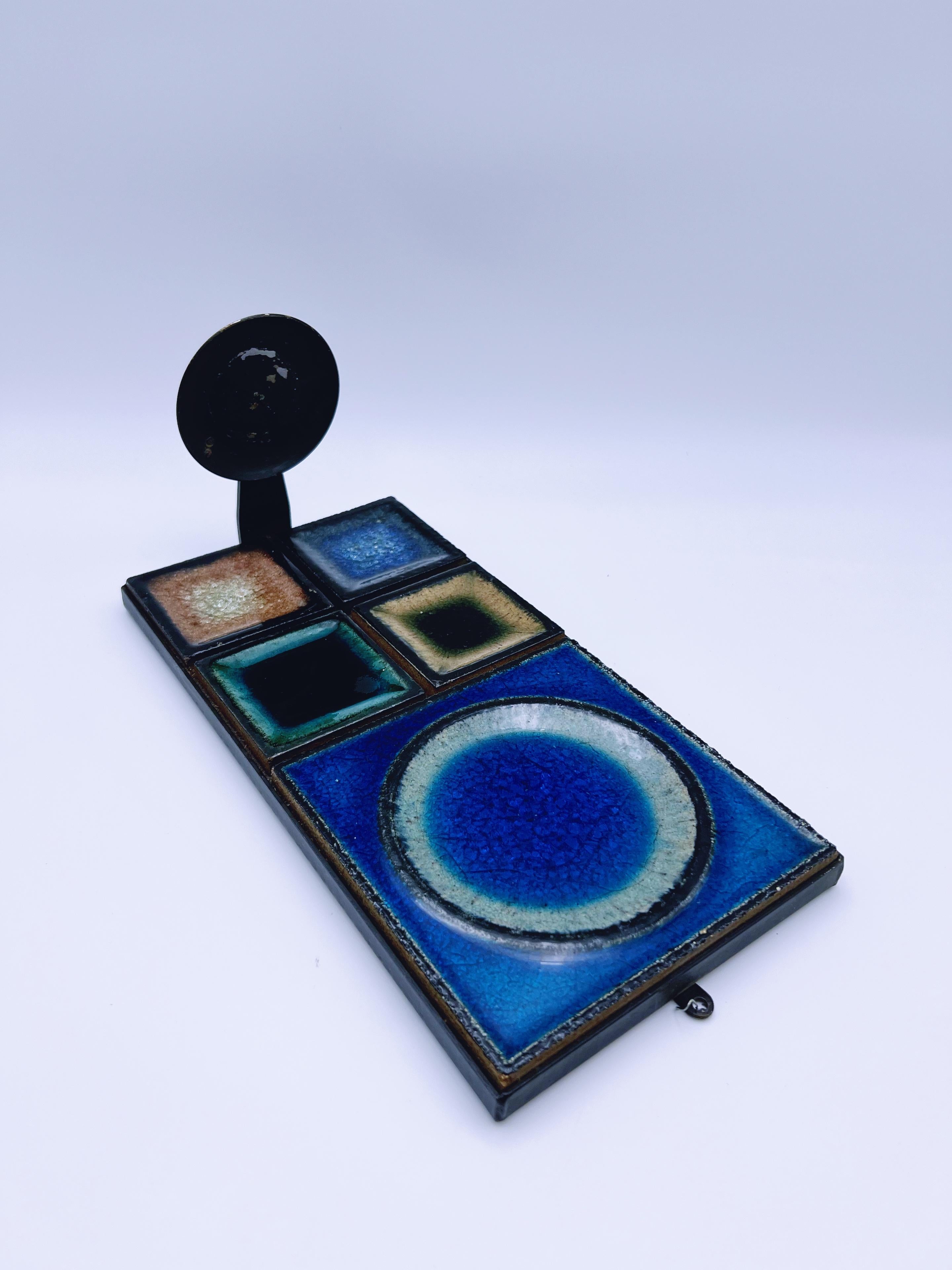 Metal Scandinavian Modern Candle Sconce by KONRAD GALAAEN (1923-2004), c. 1960/70s