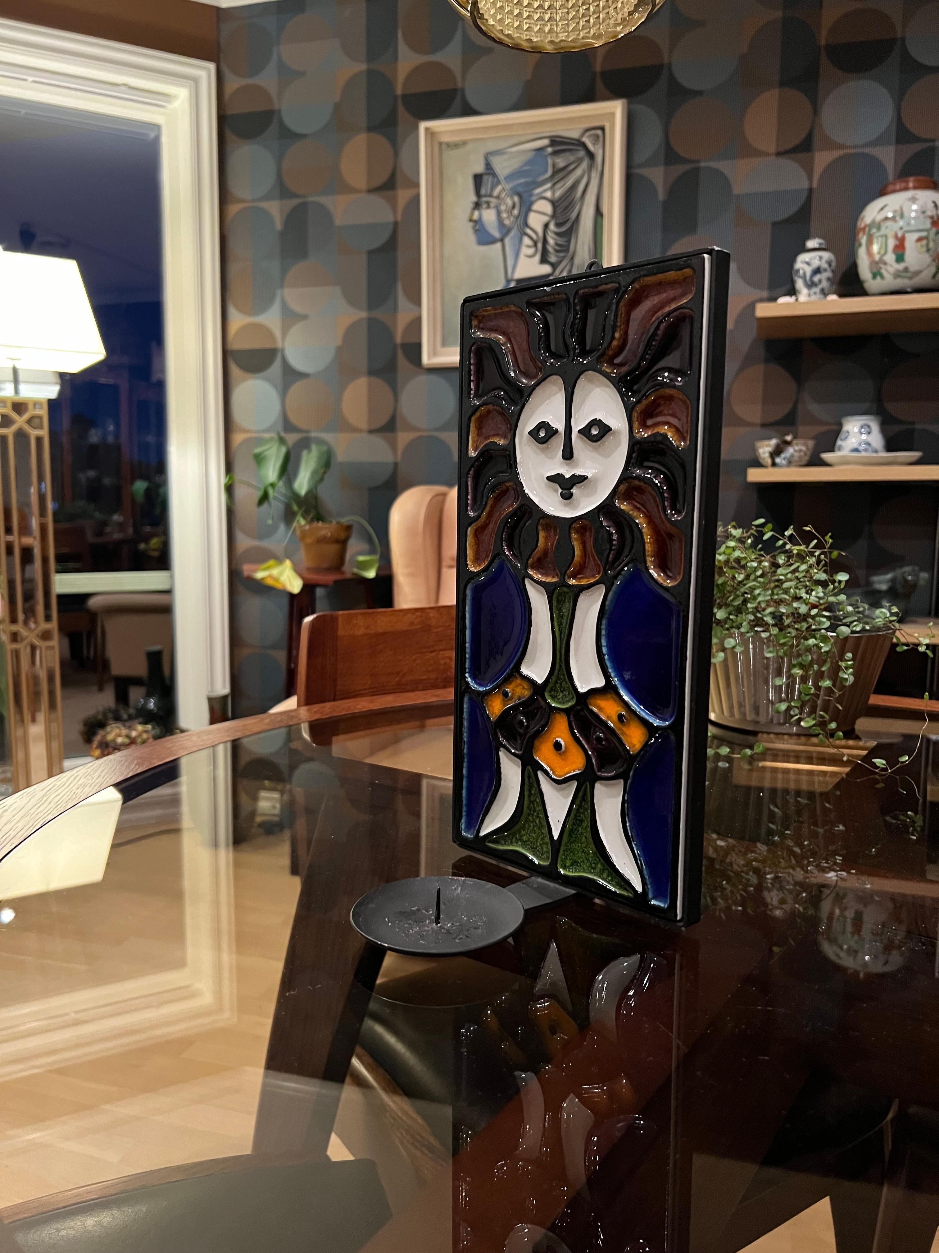 Skandinavischer moderner Kerzenleuchter von KONRAD GALAAEN (1923-2004), ca. 1970er Jahre (Skandinavische Moderne) im Angebot