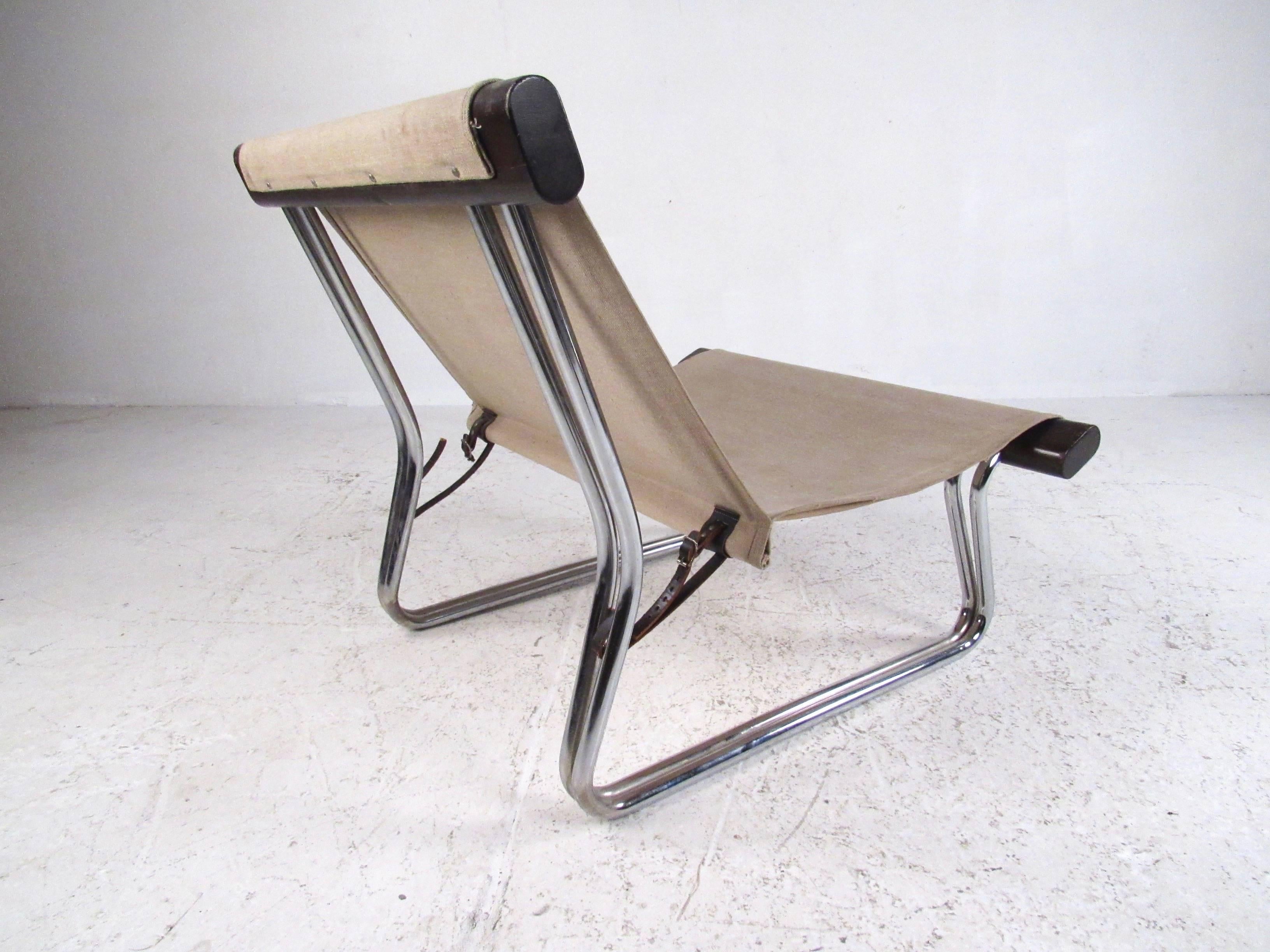 modern sling chair
