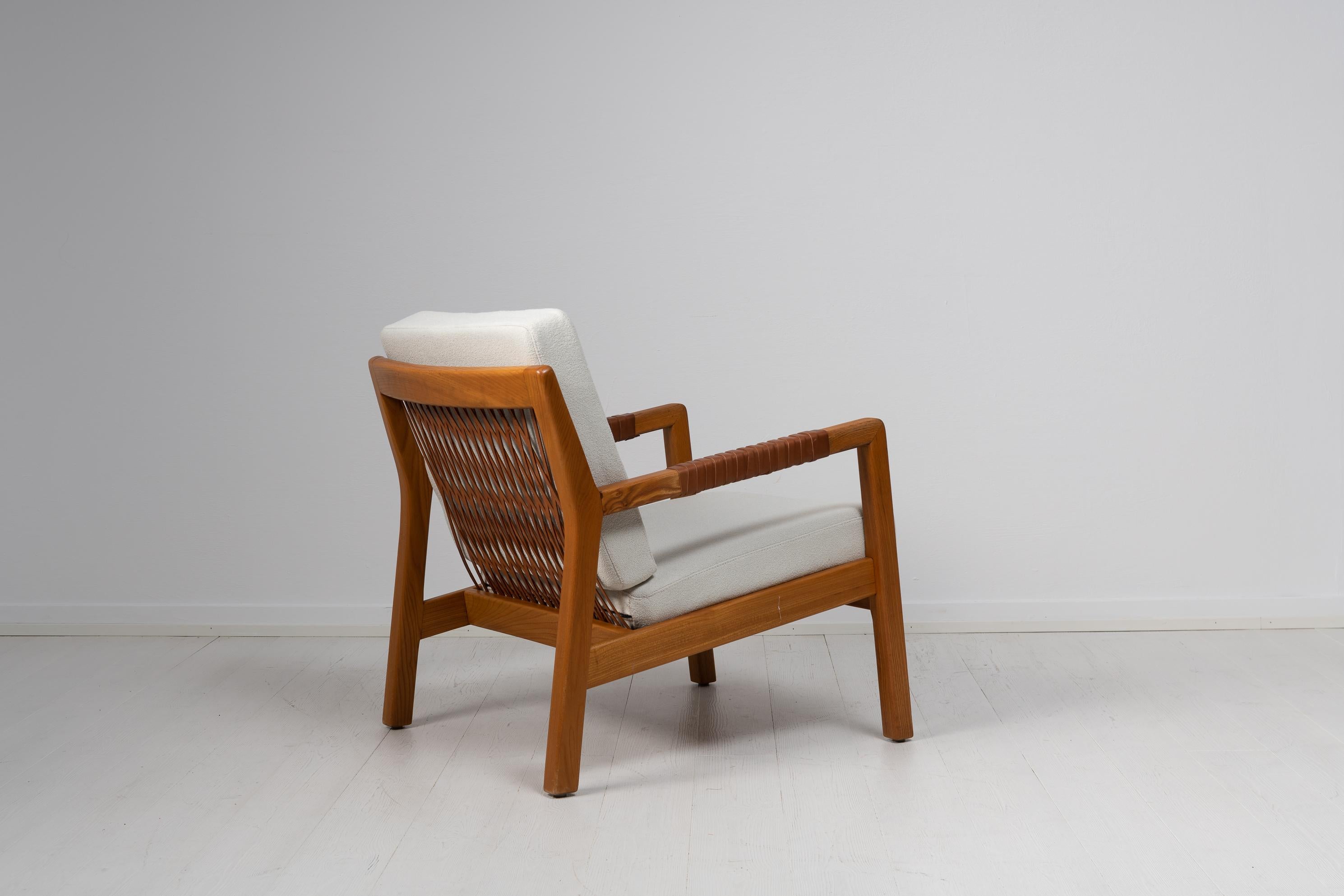 Cuir The Modern Modernity Carl Gustaf Hjort AFS Chaise longue Trienna en vente