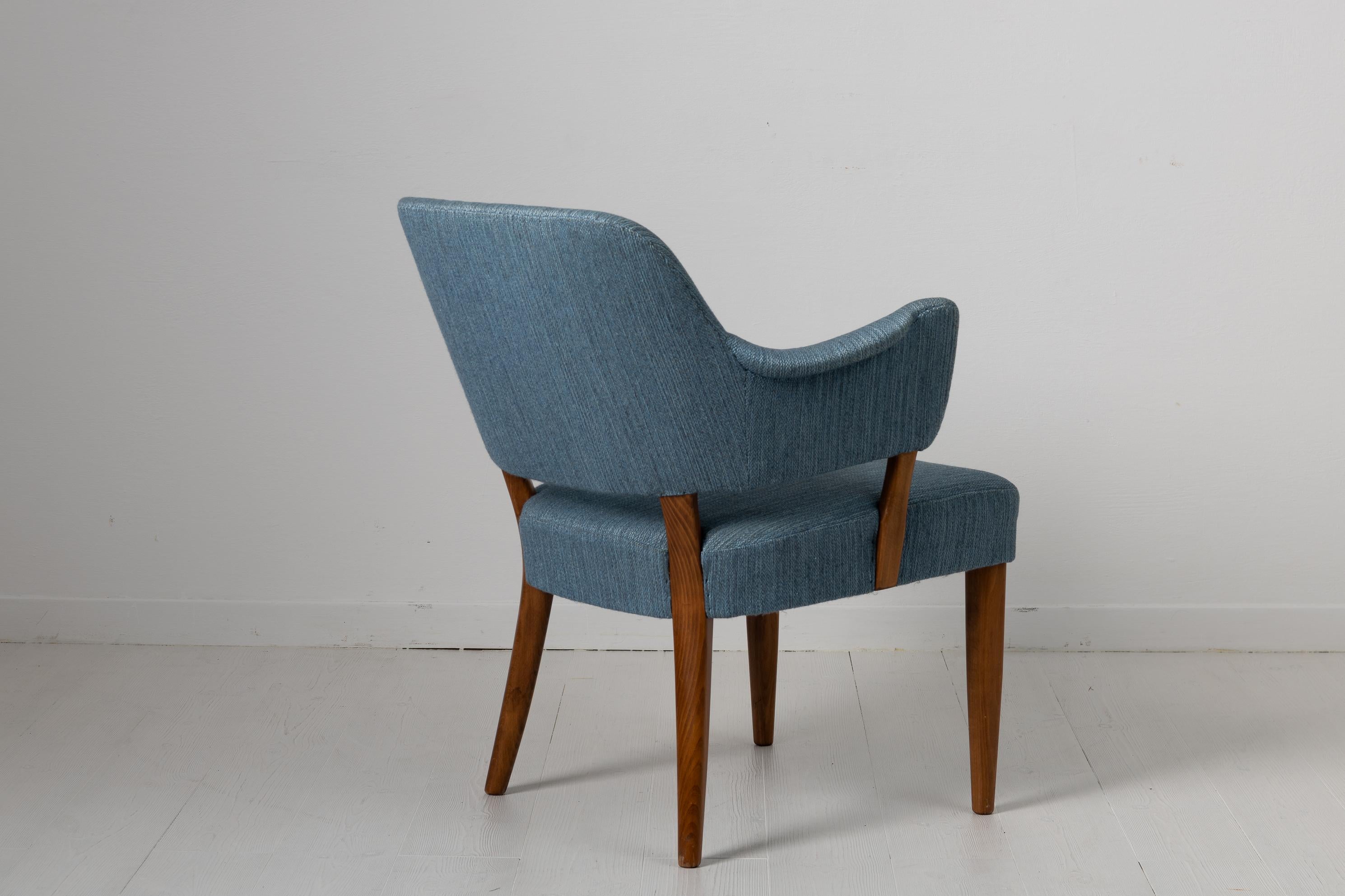 Swedish Scandinavian Modern Carl Malmsten ”Lata Greven” Chair