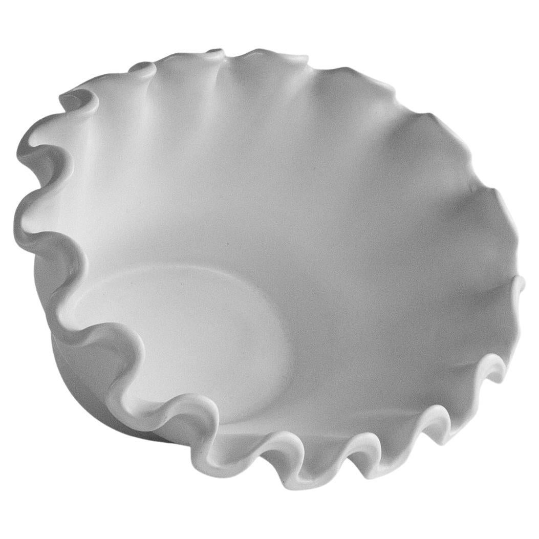 Scandinavian Modern Carrara Bowl, "Wave" by Wilhelm Kåge for Gustavsberg, Sweden For Sale
