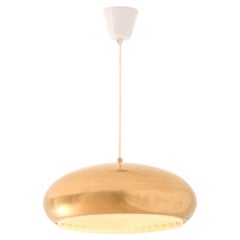 Scandinavian Modern Ceiling Lamp in Brass by Bergboms, 1960s