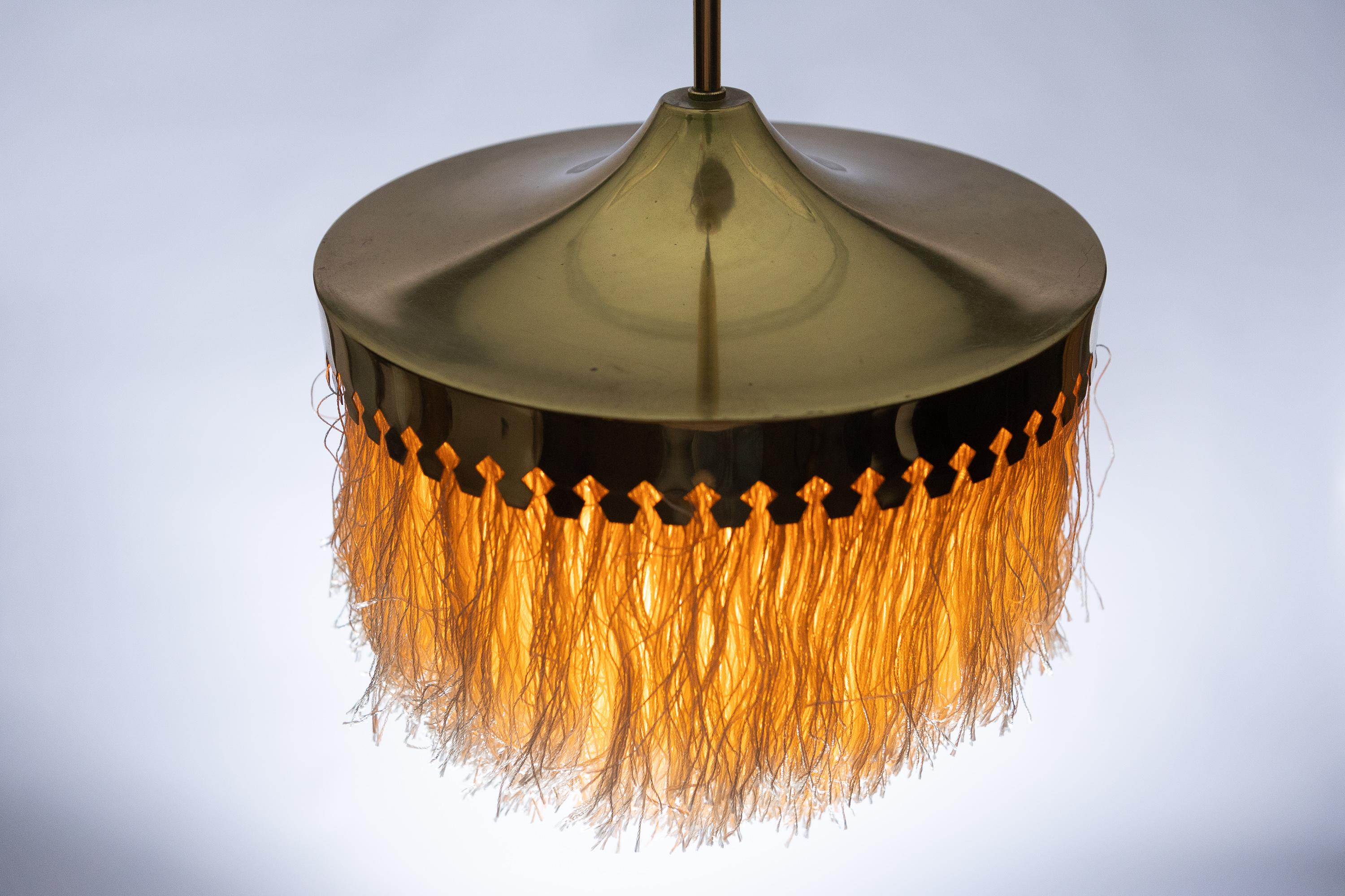 Brass Scandinavian Modern Ceiling Lamp Model T601 Hans-Agne Jakobsson For Sale