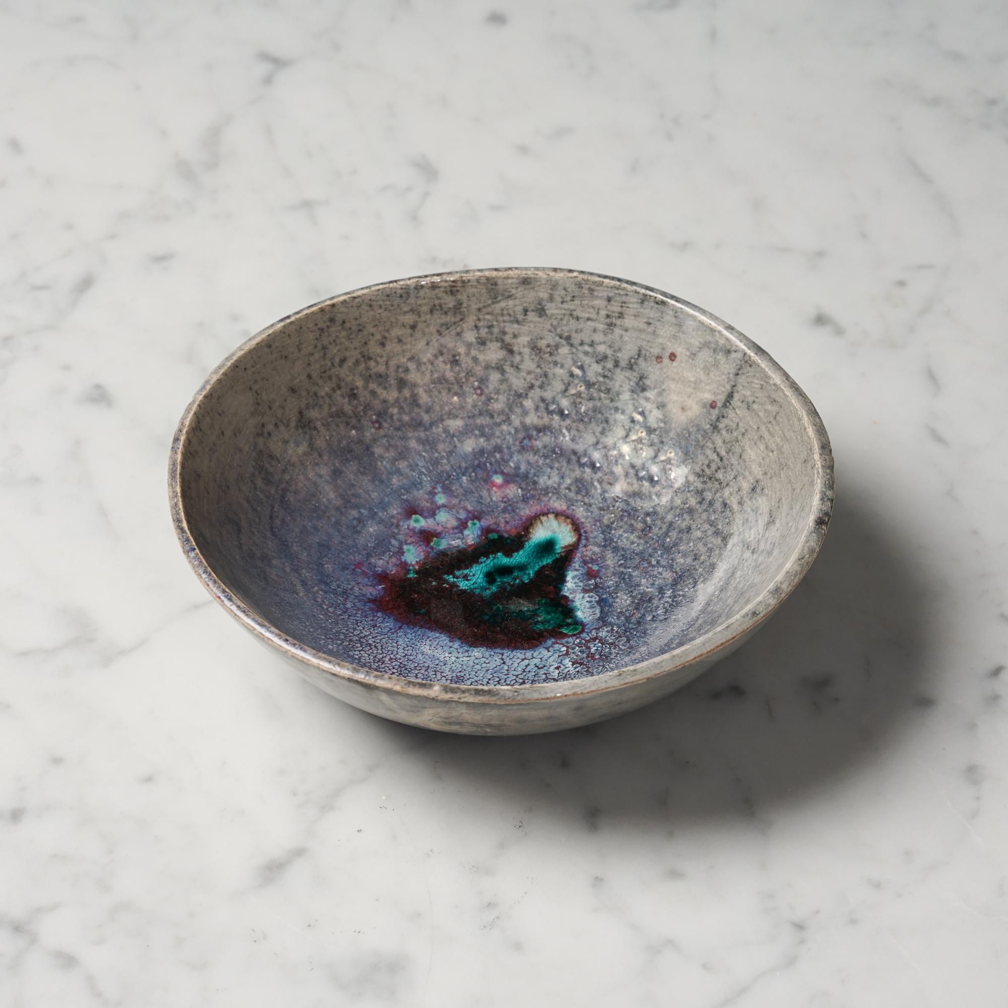 Finlandese Ciotola in ceramica moderna scandinava di Marita Lybeck, anni '50/'60 in vendita