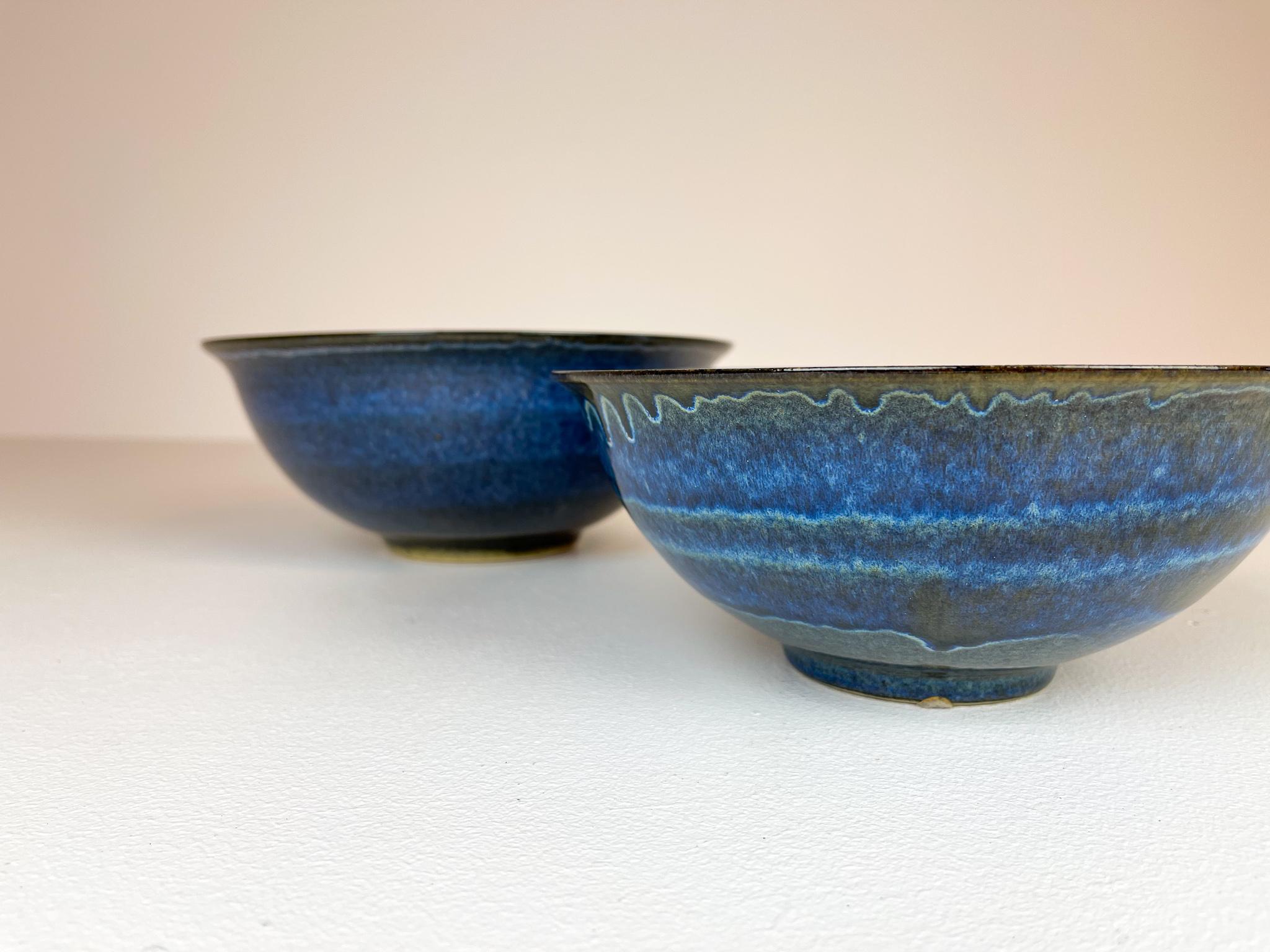 Scandinavian Modern Ceramic Bowls by Carl-Harry Stålhane Design Huset, Sweden For Sale 2