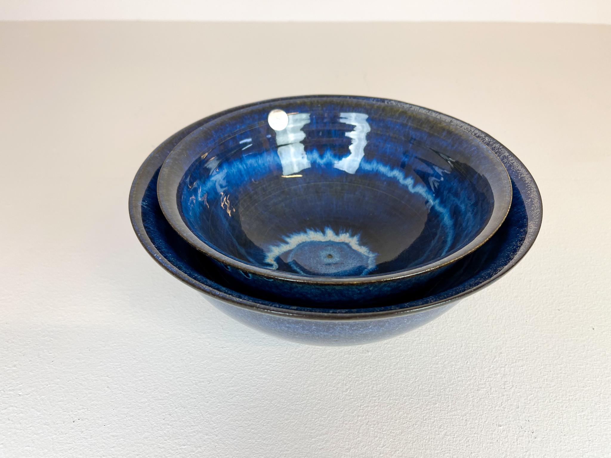Scandinavian Modern Ceramic Bowls by Carl-Harry Stålhane Design Huset, Sweden For Sale 1