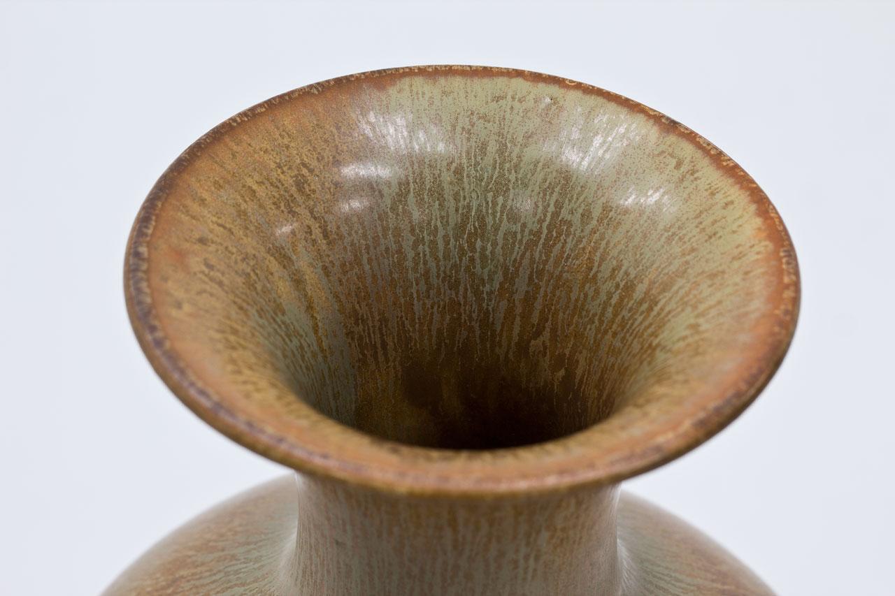 Scandinavian Modern Ceramic Floor Vase by Gunnar Nylund, Sweden For Sale 2
