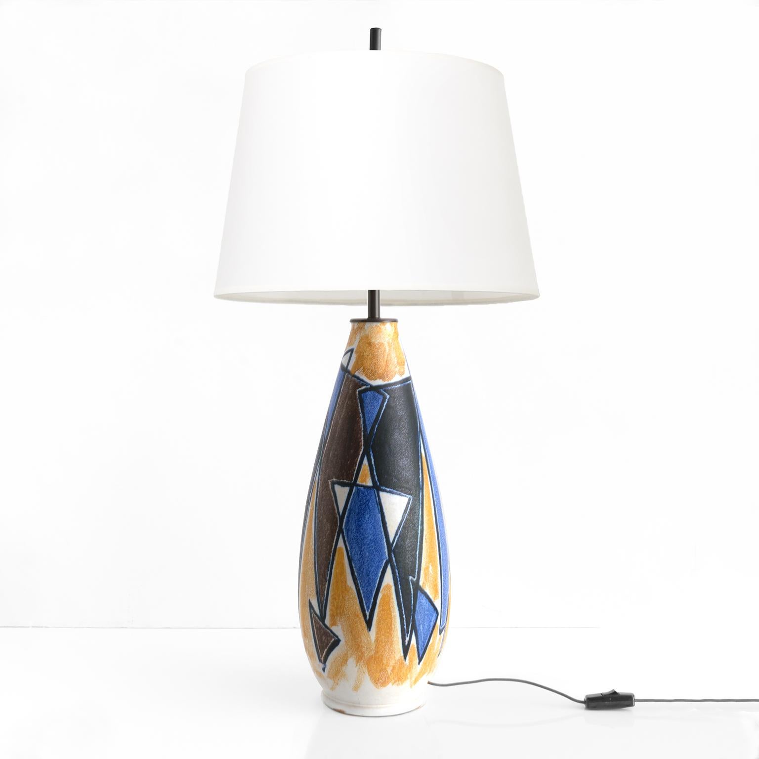 abstract ceramic lamp