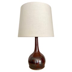 Scandinavian Modern Ceramic Table Lamp by Helle Allpass, Denmark, 1970s