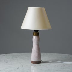 Scandinavian Modern Ceramic Table Lamp by Liisa Hallamaa for Arabia, 1950s