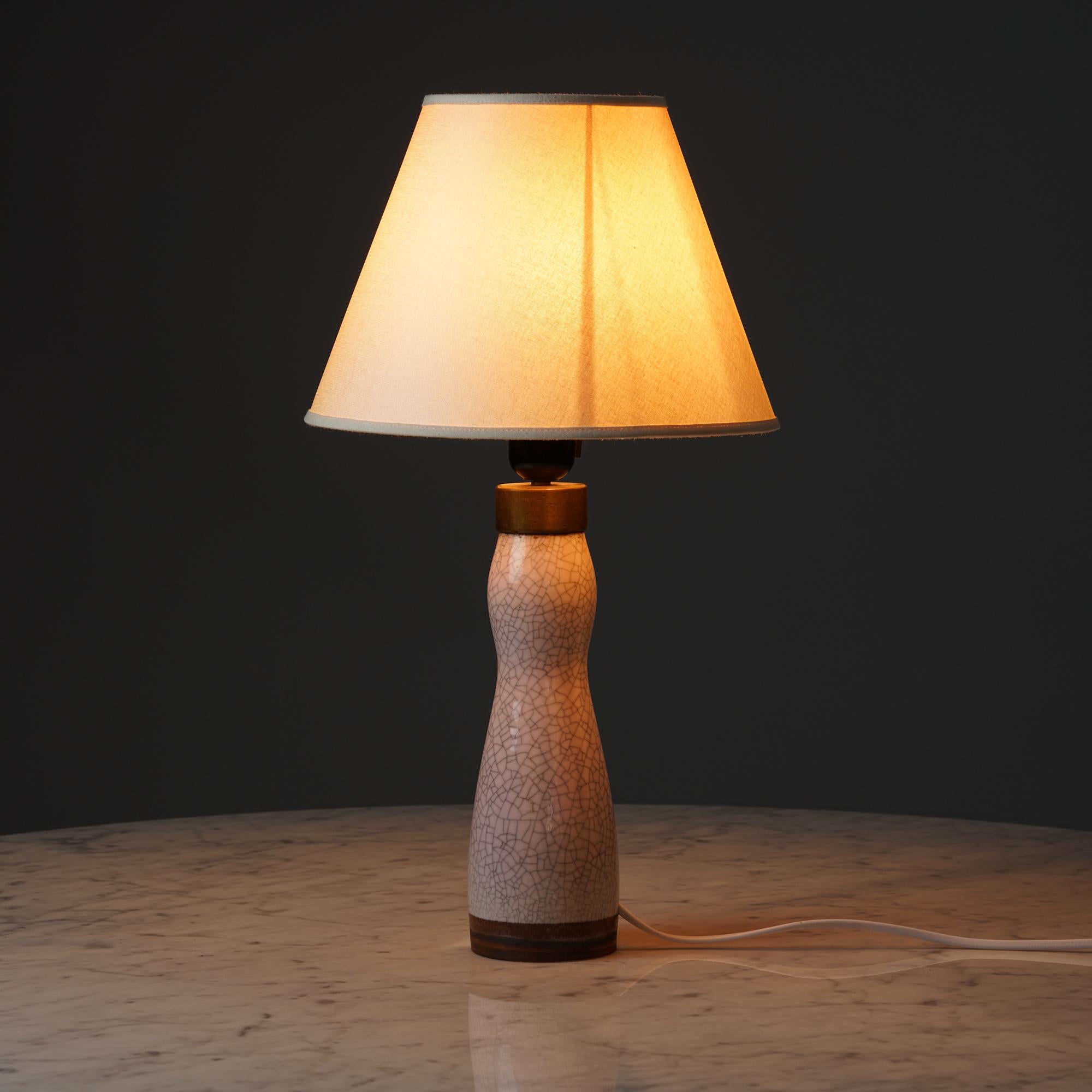 Mid-Century Modern Scandinavian Modern Ceramic Table Lamp by Liisa Hallamaa for Arabia, 1950s