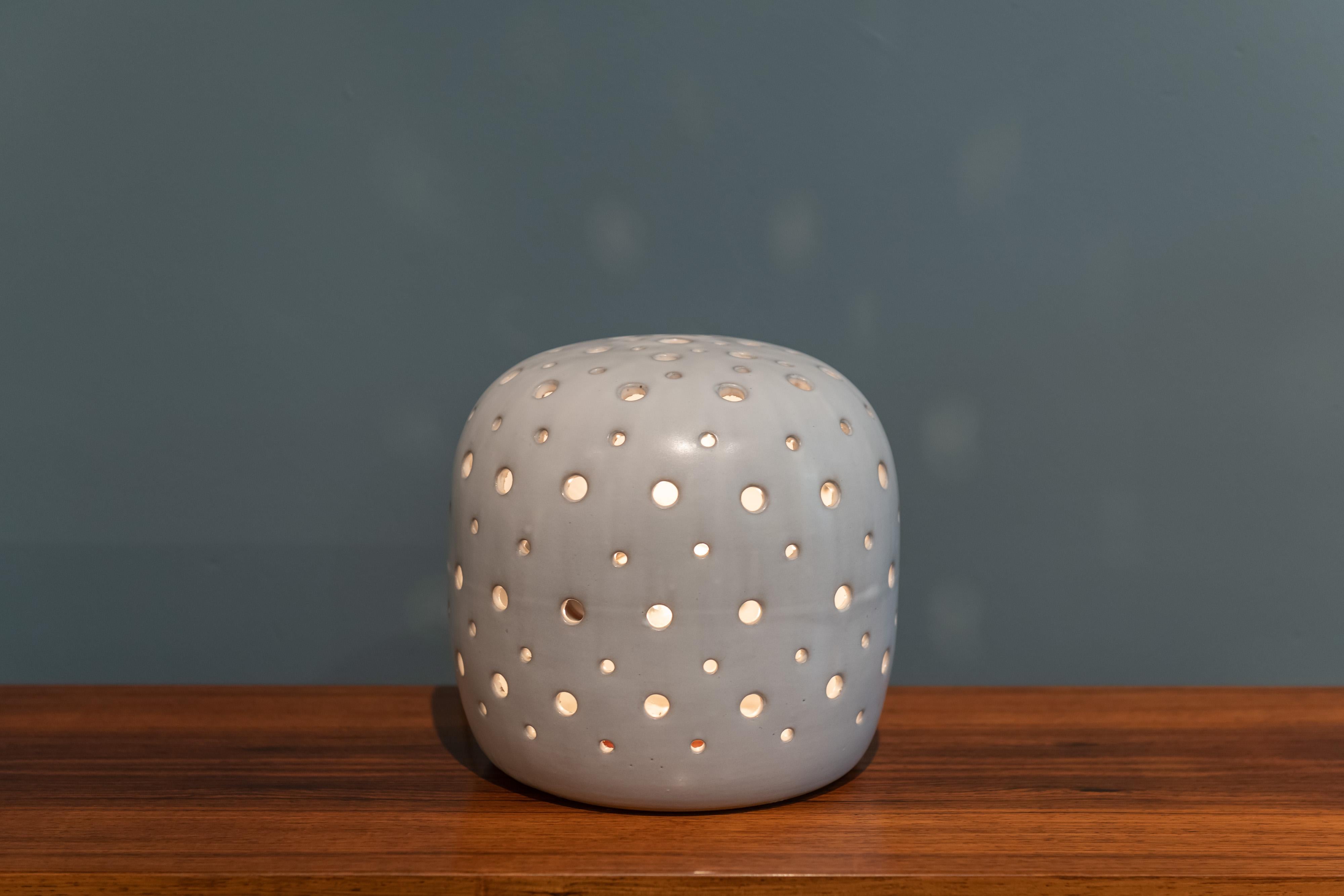 Mid-20th Century Martz Ceramic Table Lamp For Sale