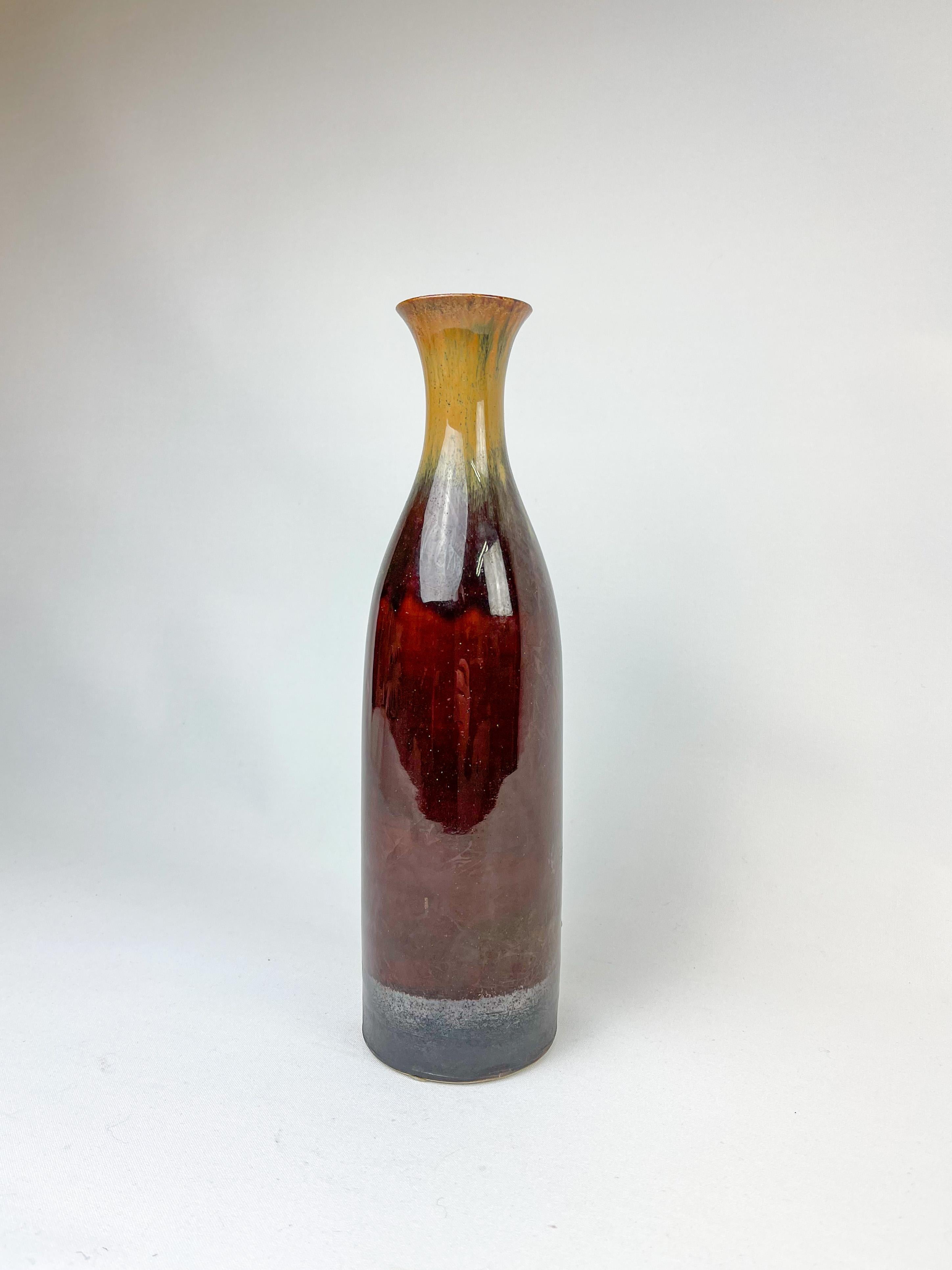 Scandinavian Modern Ceramic Vase/Bottle Carl-Harry Stålhane Design Huset Sweden 4