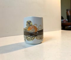 Scandinavian Modern Ceramic Vase by Ellen Malmer for Royal Copenhagen, 1970s