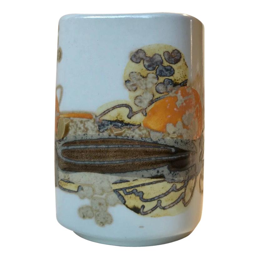 Scandinavian Modern Ceramic Vase by Ellen Malmer for Royal Copenhagen, 1970s For Sale