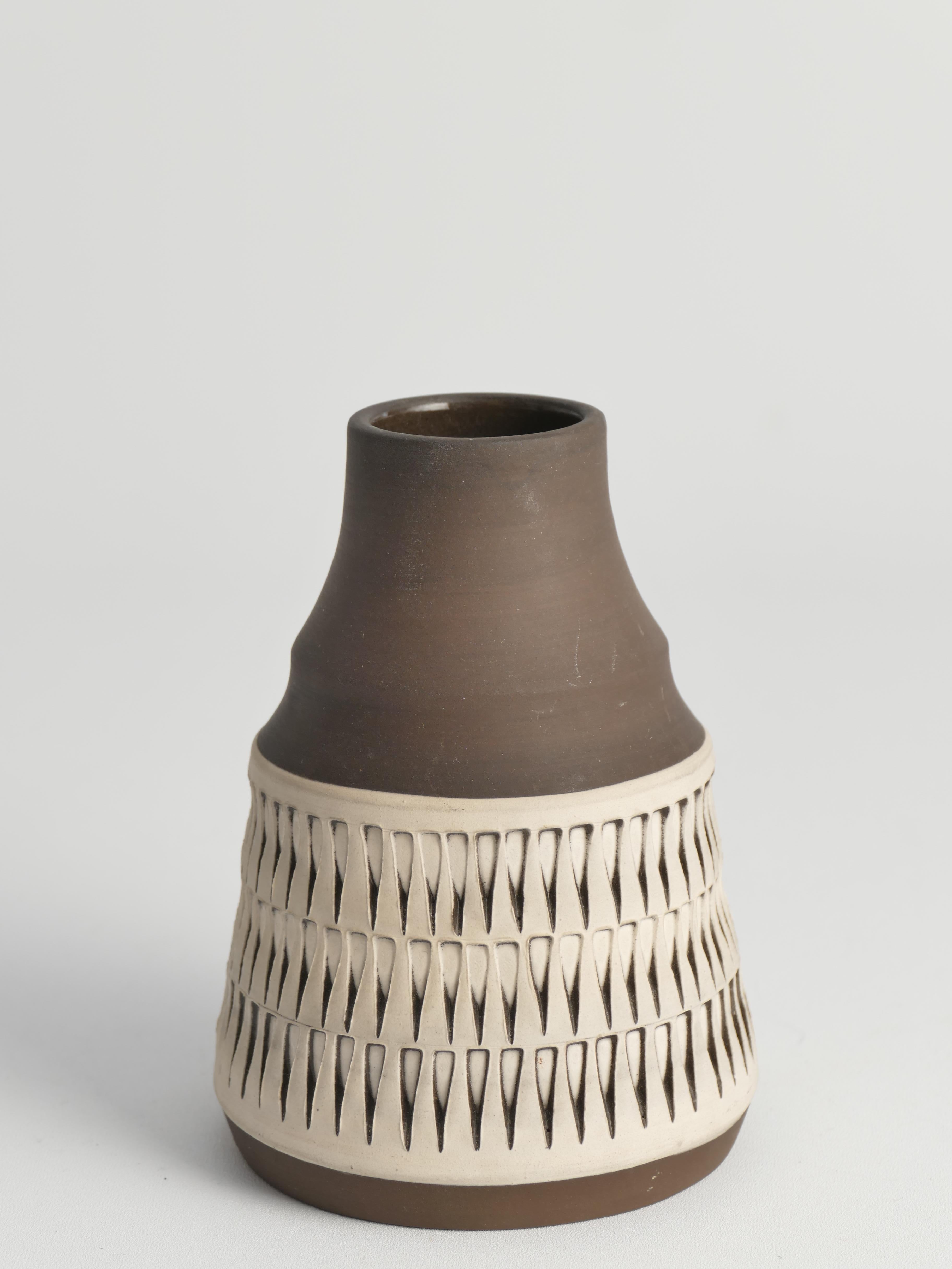 Mid-20th Century Scandinavian Modern Ceramic Vase, by Tomas Anagrius for Alingsås Keramik For Sale