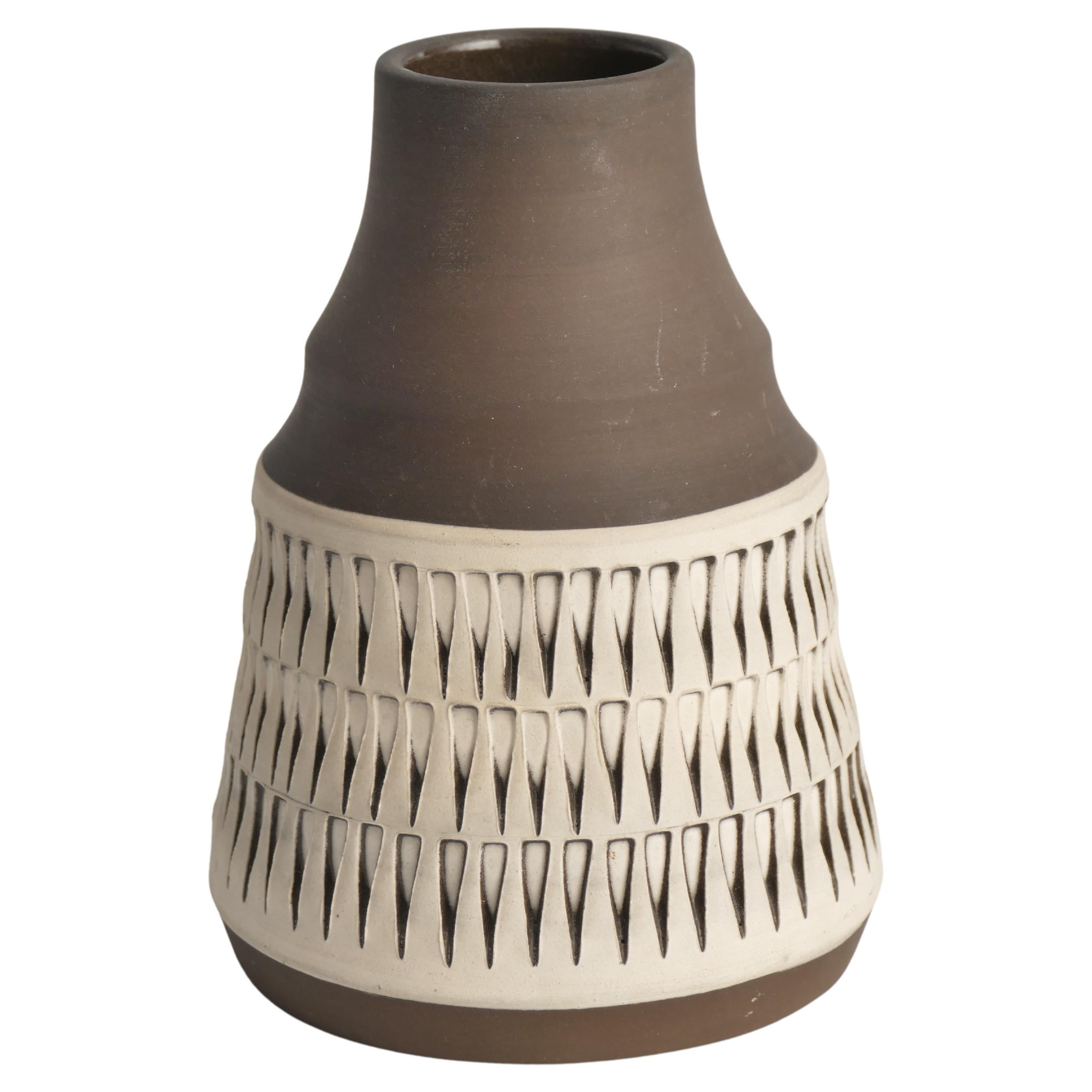 Scandinavian Modern Ceramic Vase, by Tomas Anagrius for Alingsås Keramik For Sale