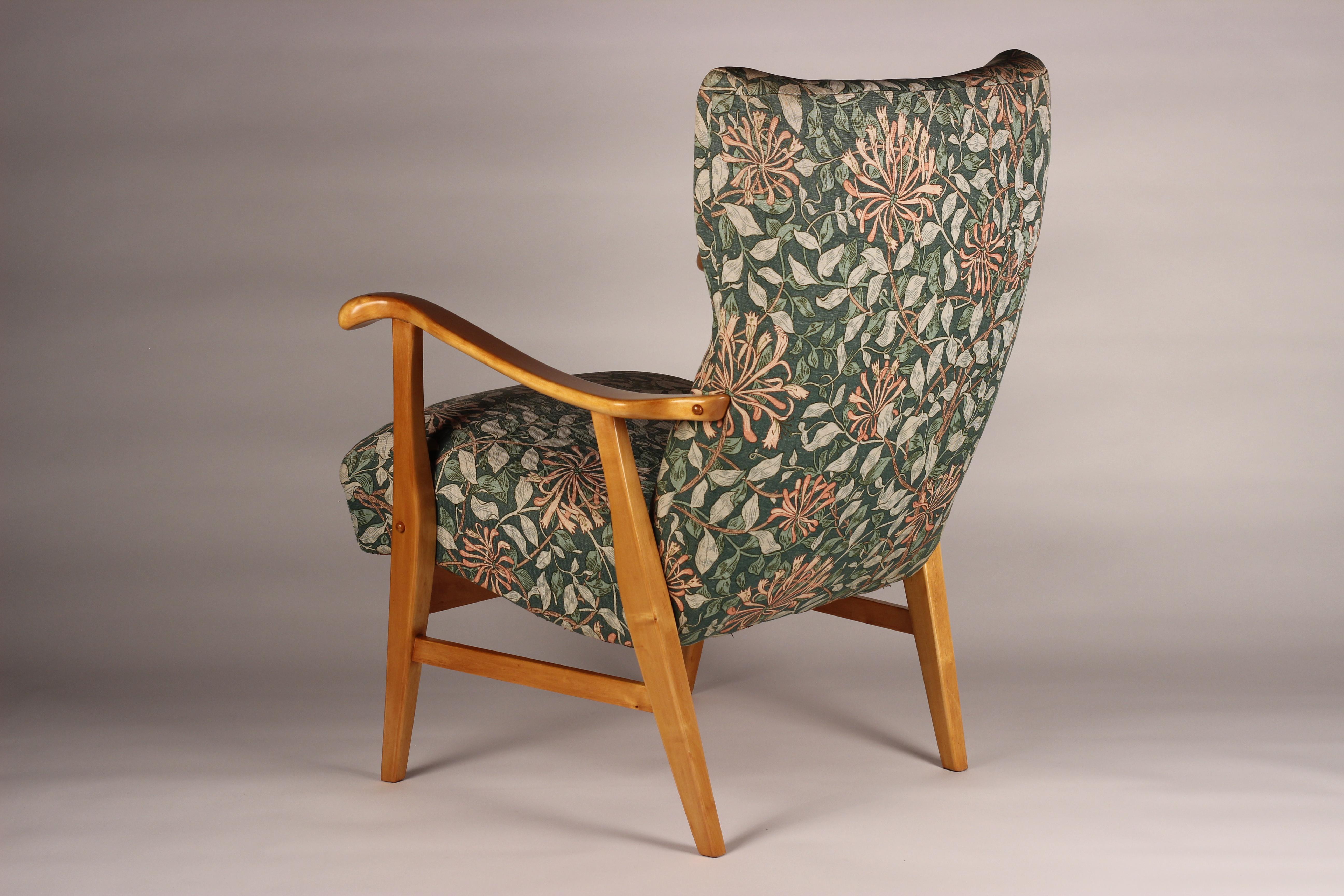 Scandinavian Modern Chair by Elias Svedberg for Nordiska Kompaniet Sweden 1948 In Good Condition In London, GB