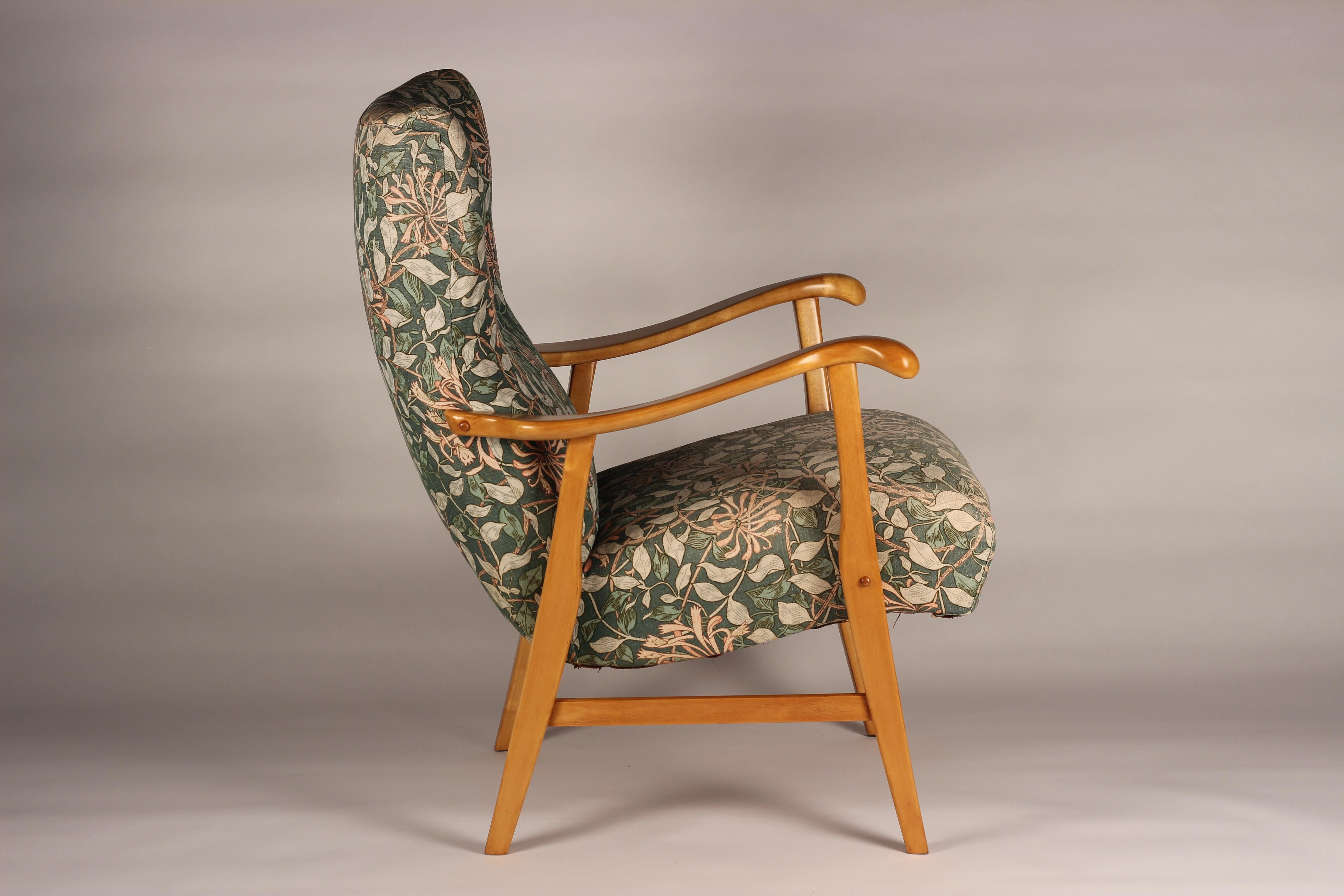 Birch Scandinavian Modern Chair by Elias Svedberg for Nordiska Kompaniet Sweden 1948