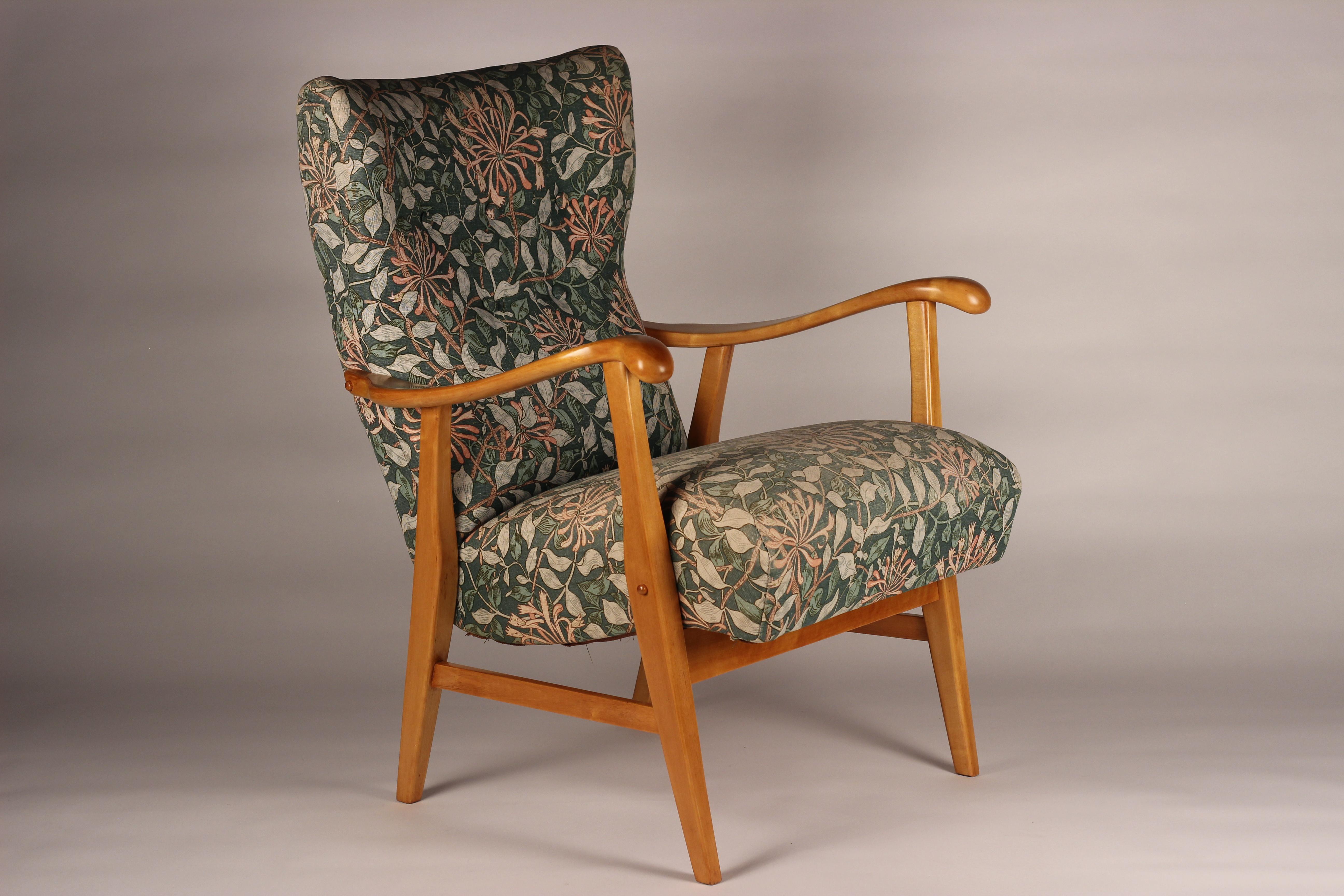 Scandinavian Modern Chair by Elias Svedberg for Nordiska Kompaniet Sweden 1948 2