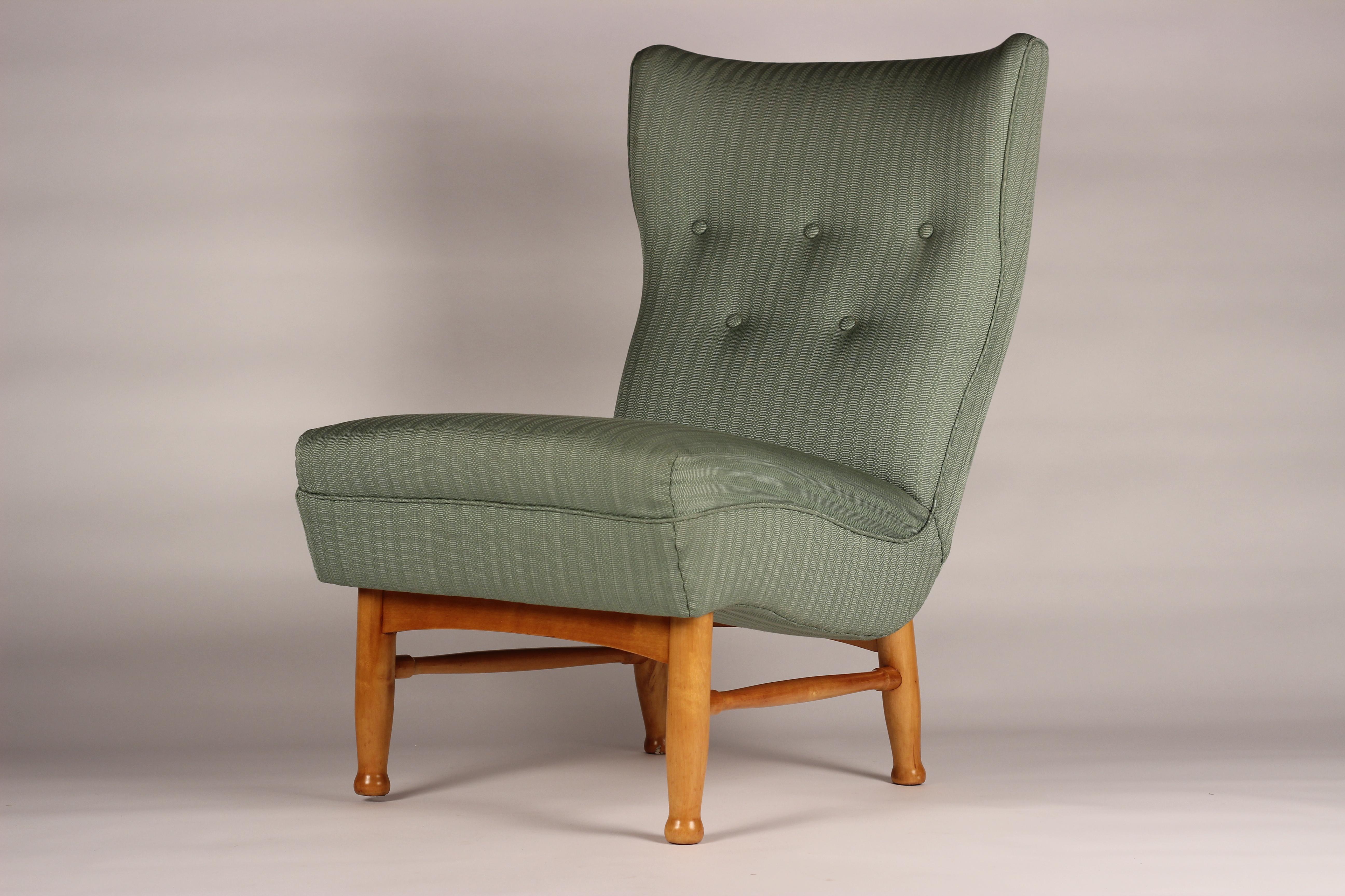 Scandinavian Modern Chair by Elias Svedberg for Nordiska Kompaniet Sweden 1950’s 9