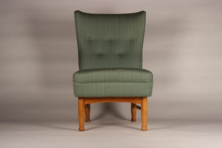 Scandinavian Modern Chair by Elias Svedberg for Nordiska Kompaniet Sweden 1950’s For Sale 2