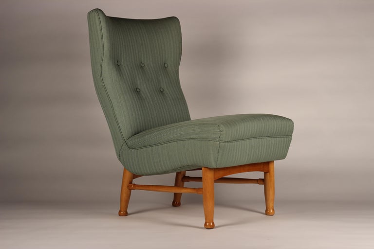 Scandinavian Modern Chair by Elias Svedberg for Nordiska Kompaniet Sweden 1950’s For Sale 3