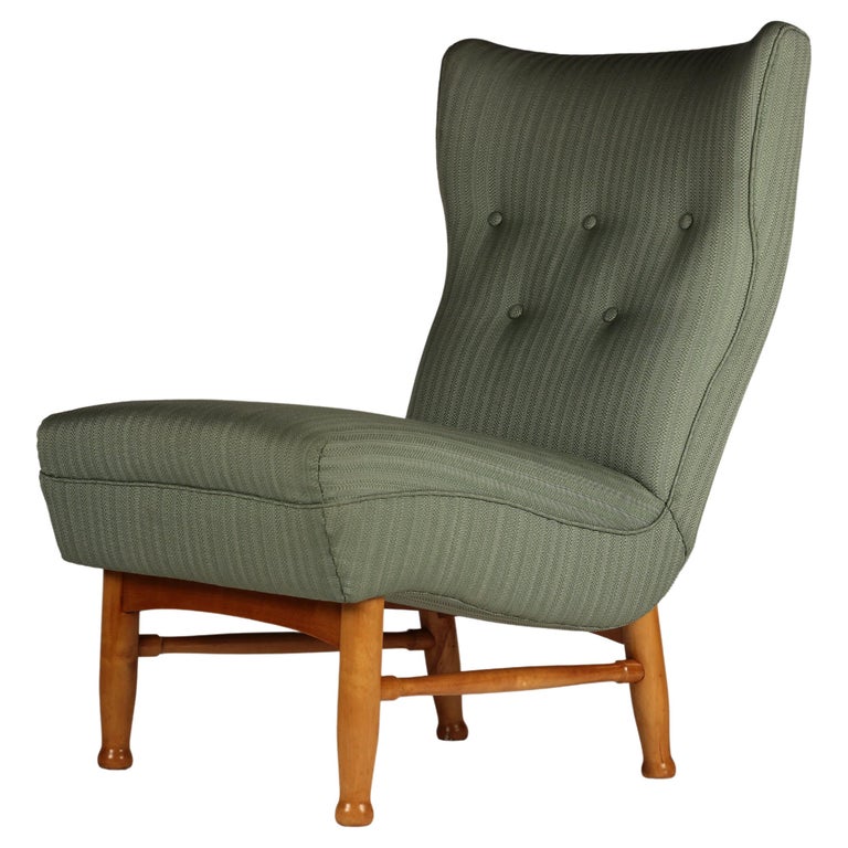 Scandinavian Modern Chair by Elias Svedberg for Nordiska Kompaniet Sweden 1950’s For Sale