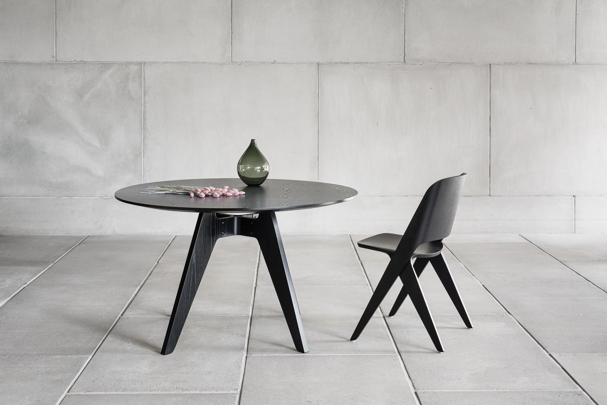 Lavitta chair by Poiat 
Designers: Timo Mikkonen & Antti Rouhunkoski
Collection Lavitta 2014

Model shown: wood stain - black oak 
Dimensions: D. 52 x W. 53 x H. 81 

The Lavitta Chair is a modern classic that focuses on the sophisticated