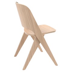 Scandinavian Modern Chair 'Lavitta' by Poiat, Oak