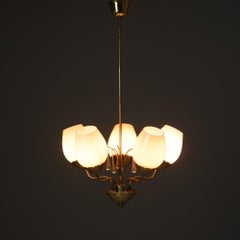 Scandinavian Modern Chandelier, Idman Oy, 1940/1950s